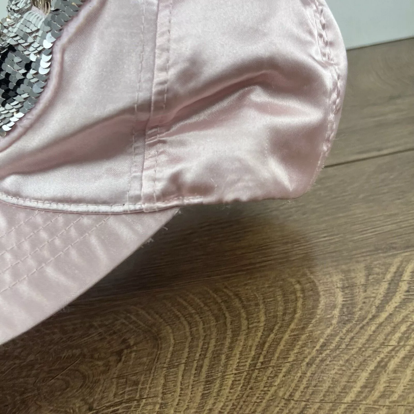Other Hats Other Cat Face Hat Glitter Hat Pink Cap Adjustable Pink Adult Size