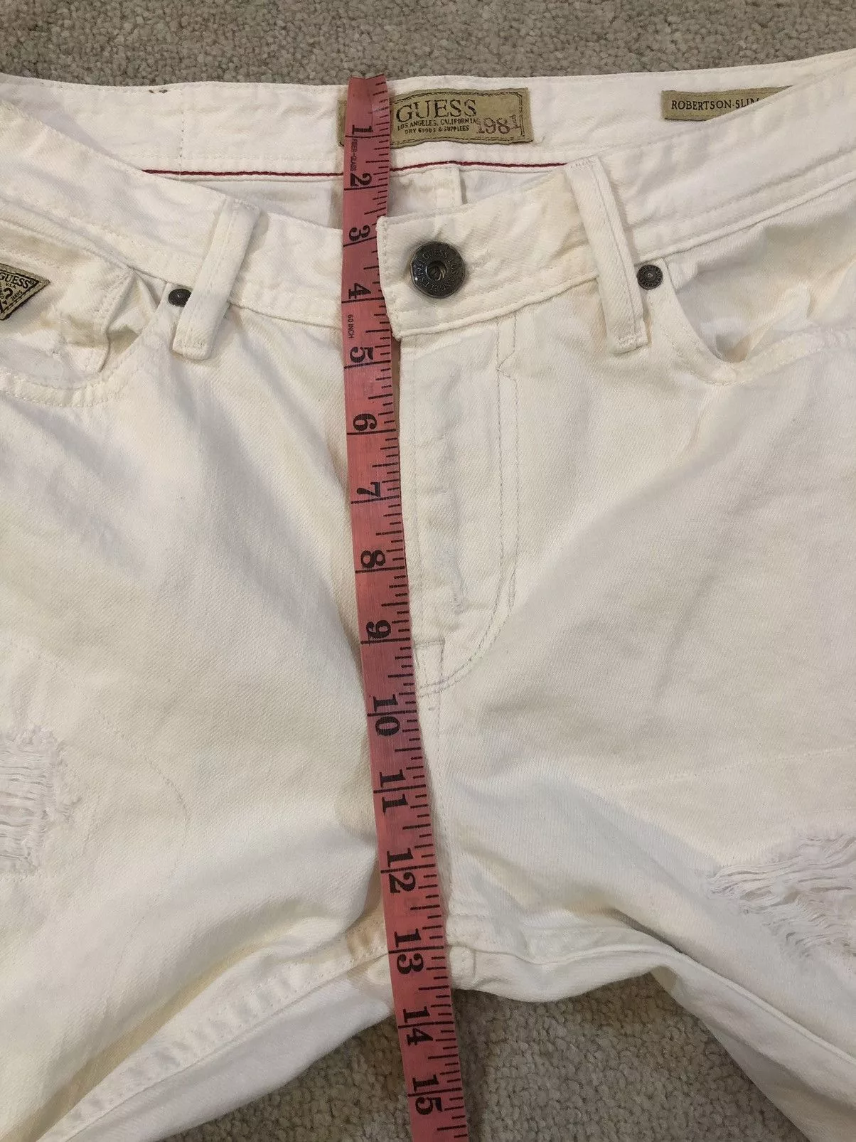 Guess Denim Guess Distressed Denim jeans White