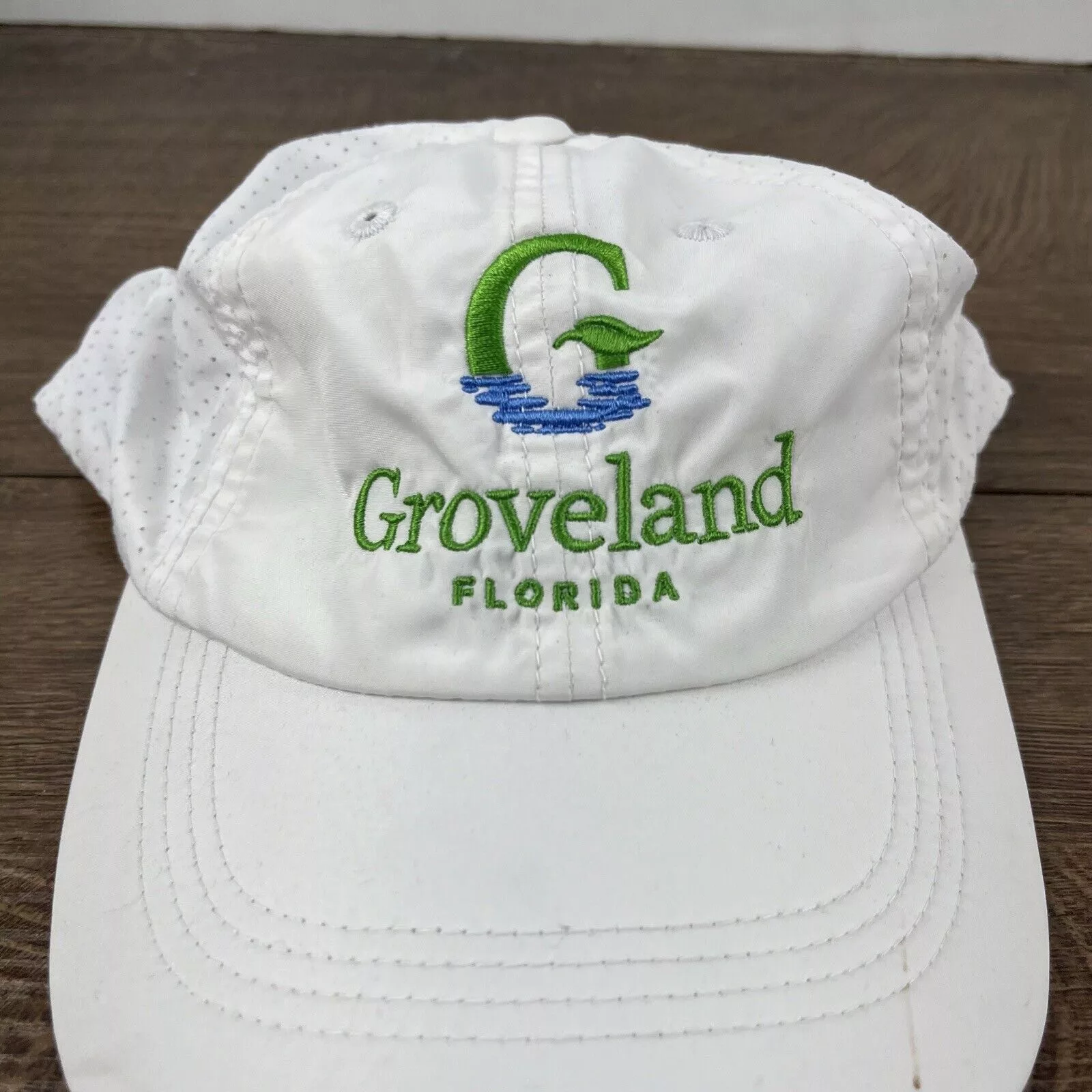 Other Hats Other Groveland Florida Hat White Adjustable Hat White Adult Size