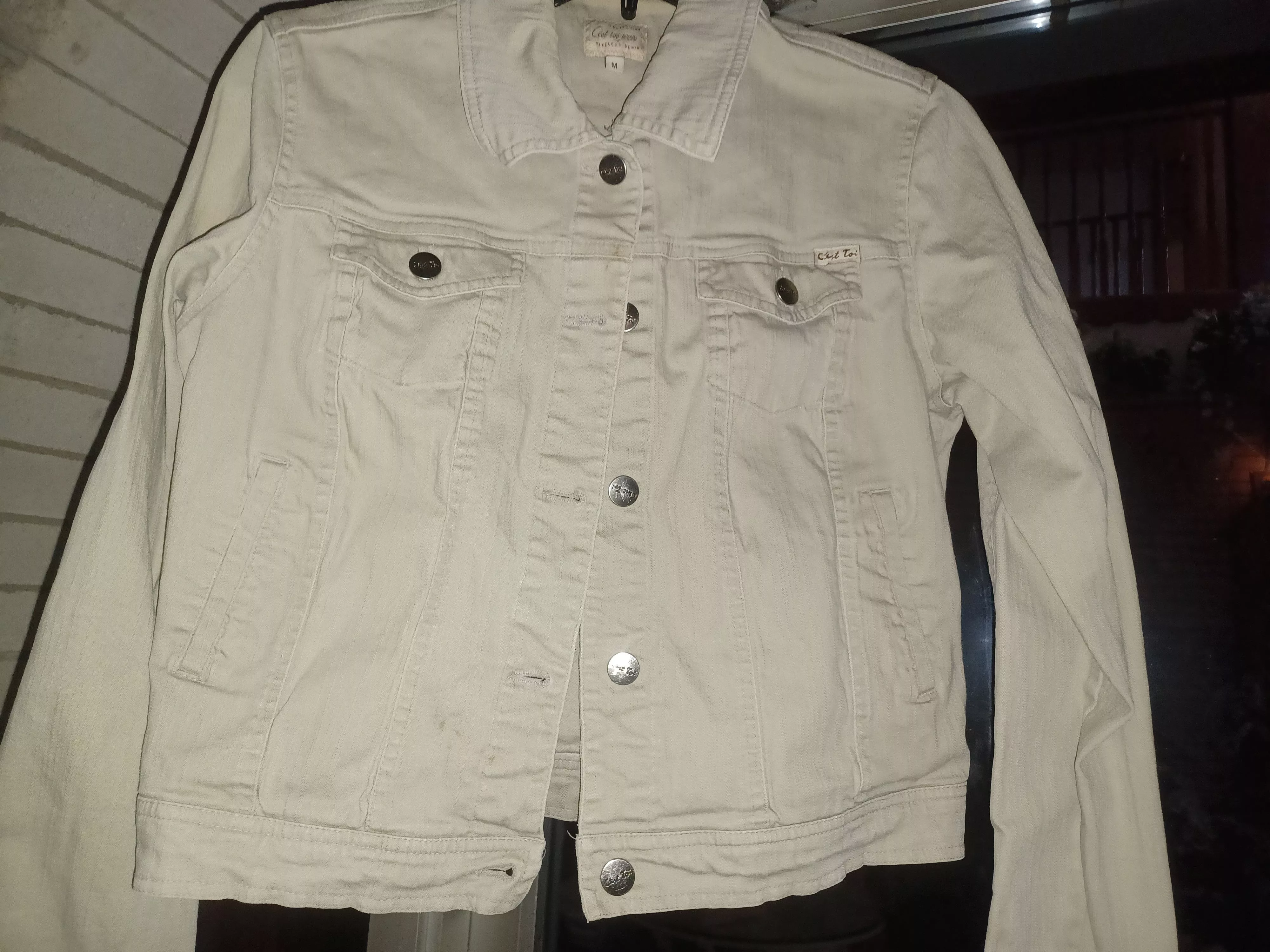 Other Denim Jackets Other Cest toi Jeans Women's Denim Jacket Medium Tan Brown Streetwear