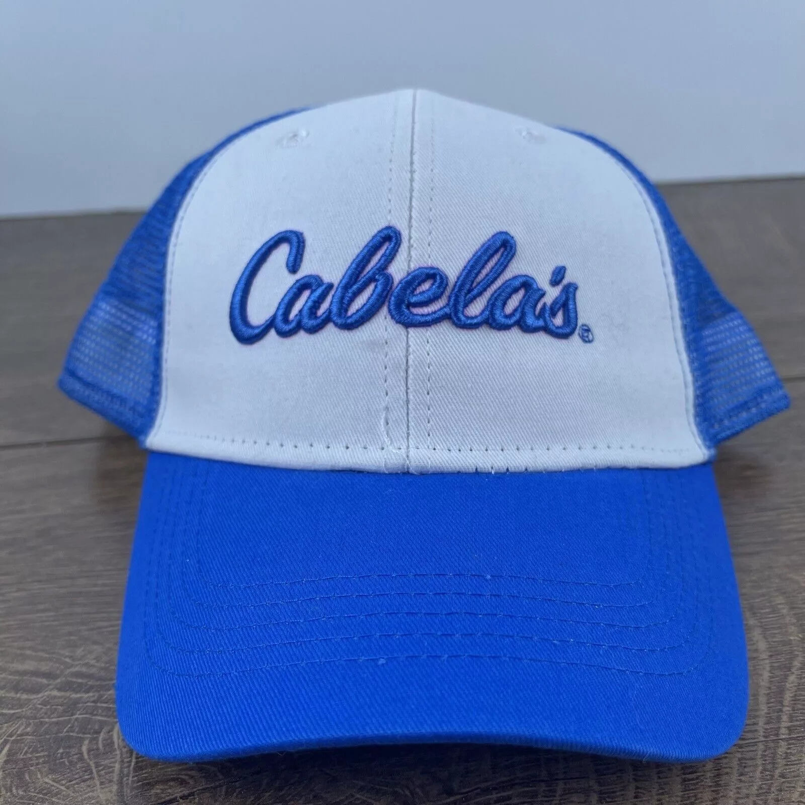Other Hats Other Cabela's Snapback Hat Cabela Blue White Cap Hat Adjustable H