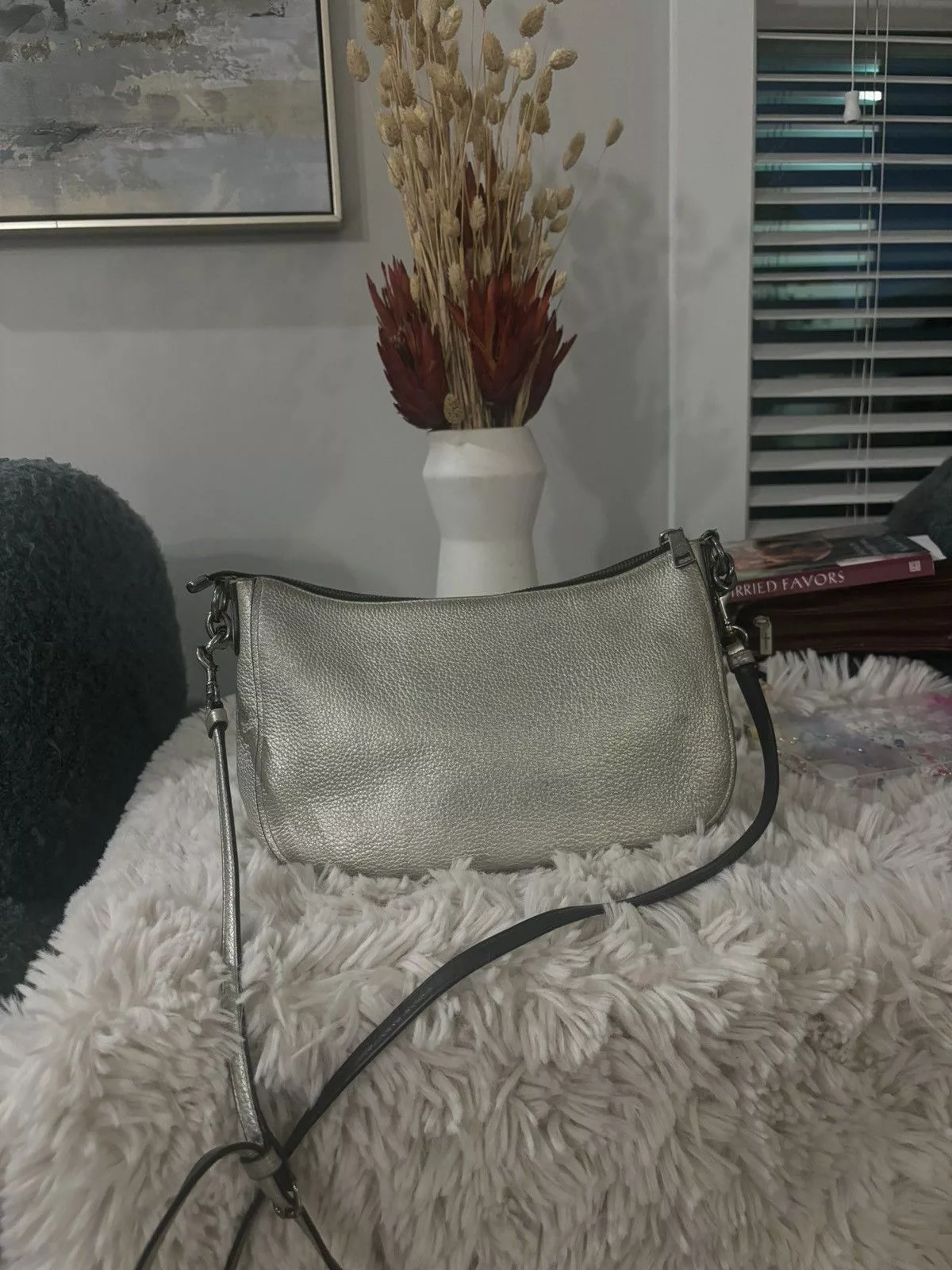 Coach Shoulder Bags Vintage Coach silver bag