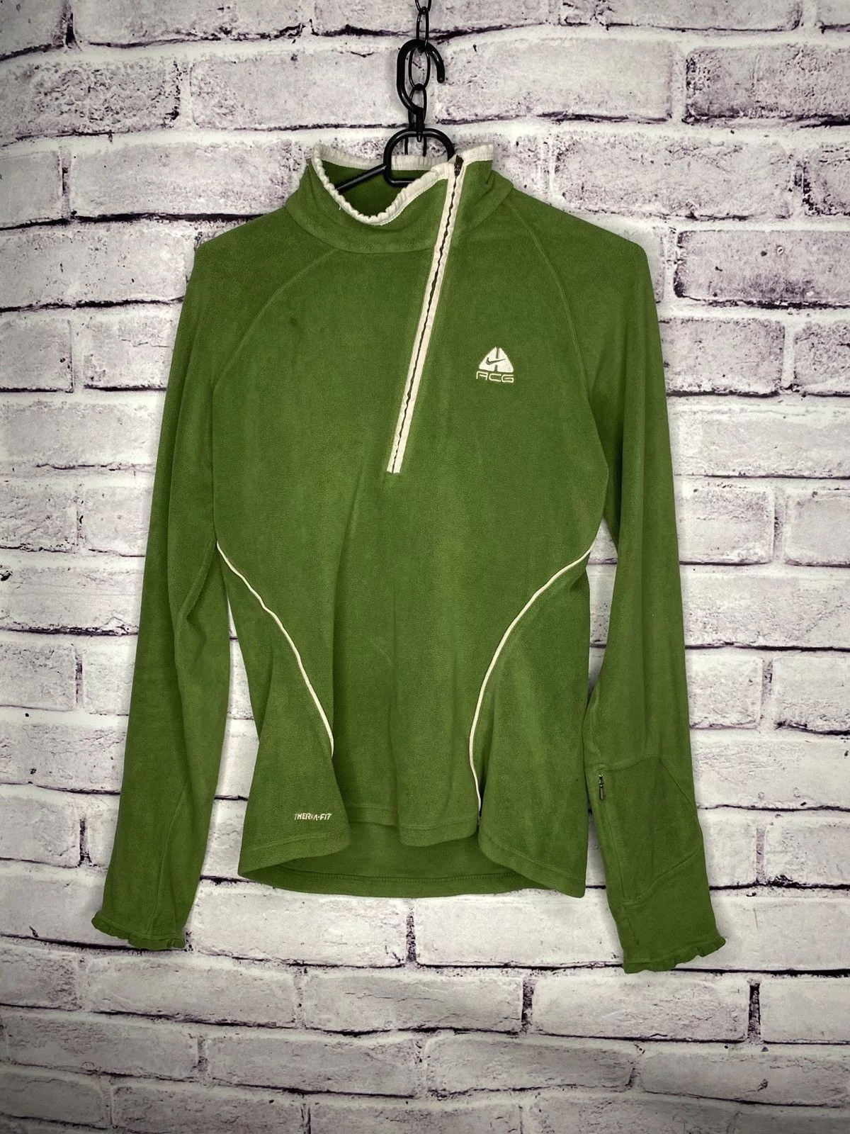 Nike Sweaters Nike × Nike ACG × Vintage Womens Vintage Nike ACG Women's Half Zip Fleece streetwear Green