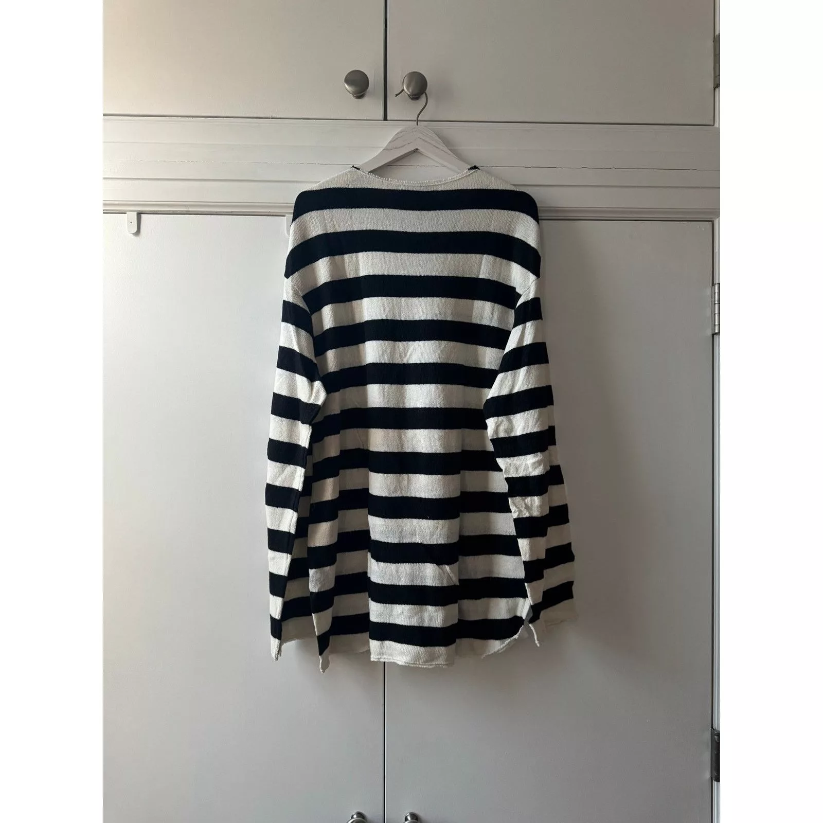 Undercover Sweaters Knitwear Undercover Striped Knit Shirt White