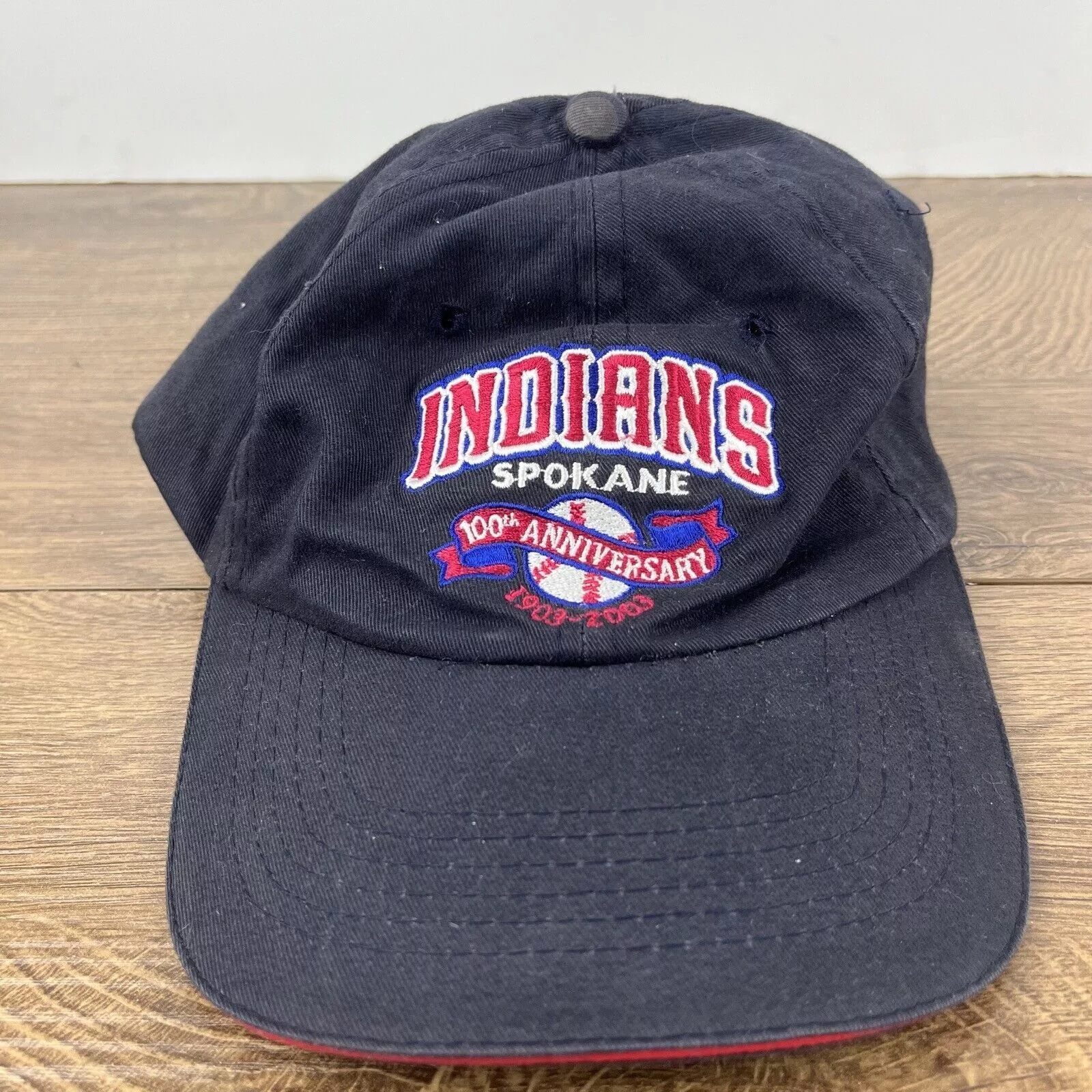 Other Hats Other Spokane Indians Hat Spokane Indians Blue Hat Adjustable Blue