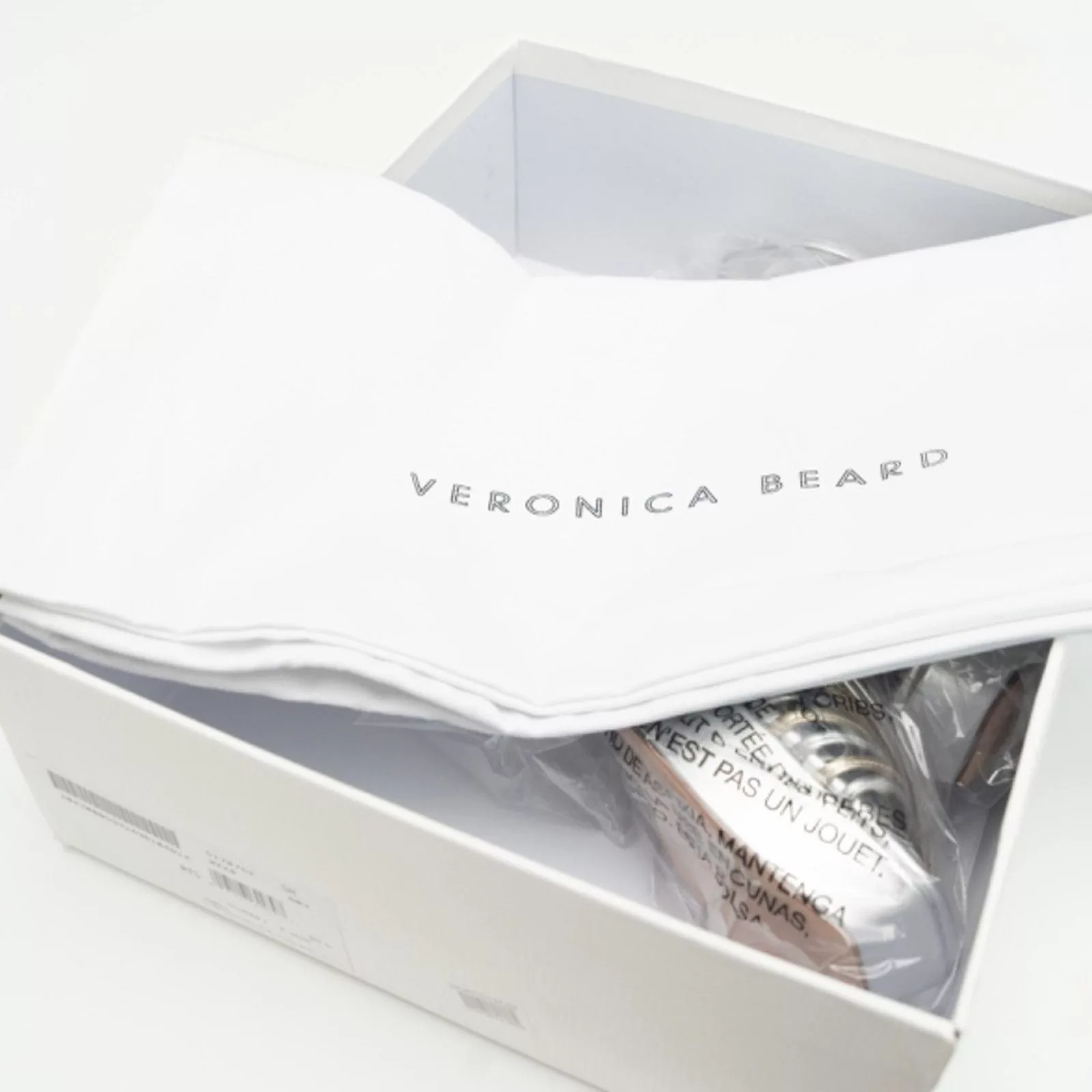 Veronica Beard Heels Veronica Beard. Silver Fletcher Heel.