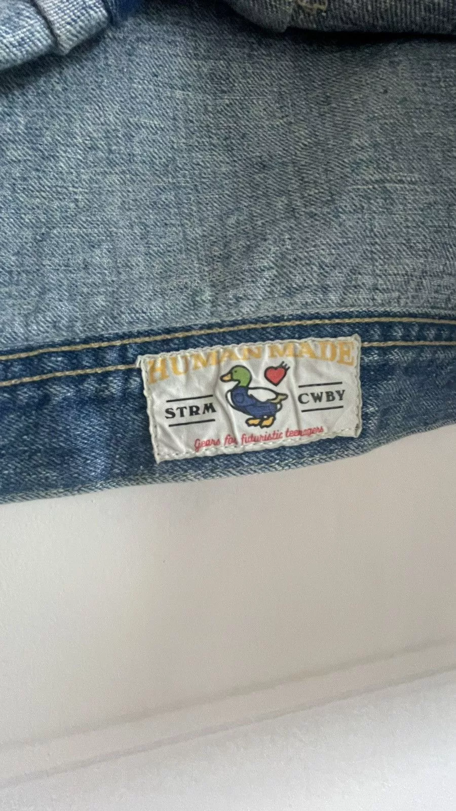 Human Made Denim Jackets Human made demin work jacket Blue