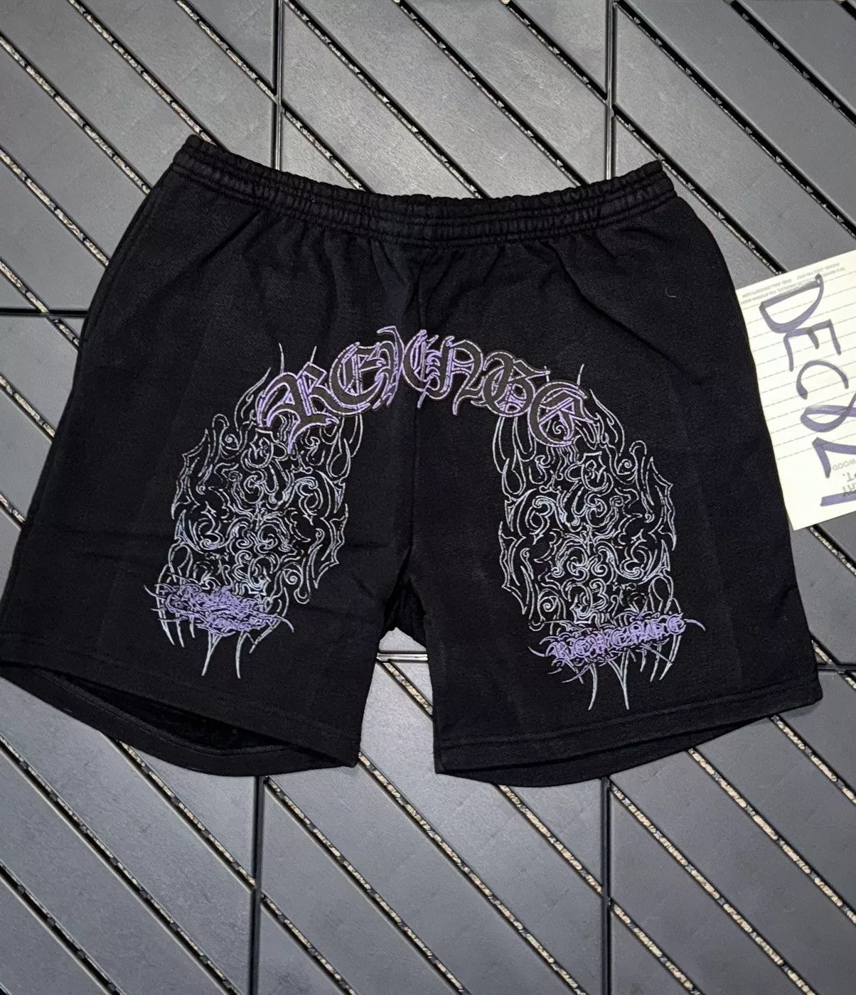 Revenge Shorts Revenge Rolling Loud Arcane Shorts Black
