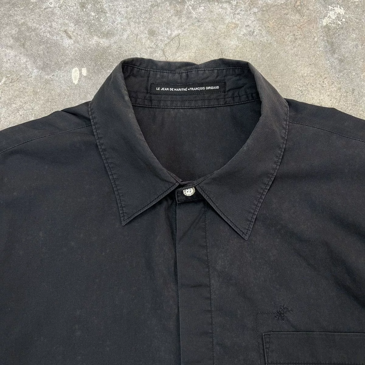 Marithe + Francois Girbaud Shirts Button Ups Marithe + Francois Girbaud Le Jean De Marithé + François Girbaud Black