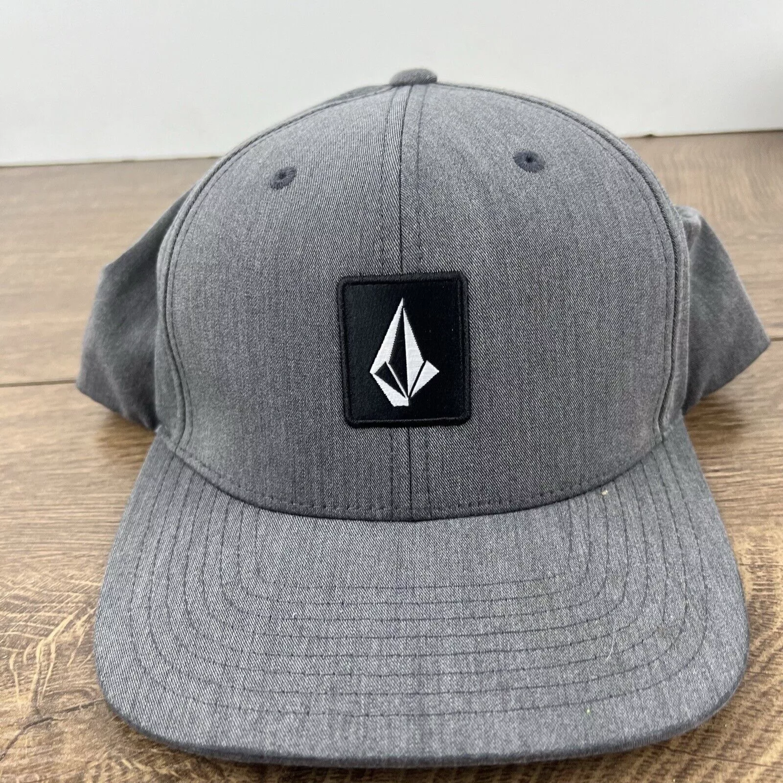 Other Hats Other Diamond Hat Crystal Diamond Snapback Hat Gray Adjustable Hat