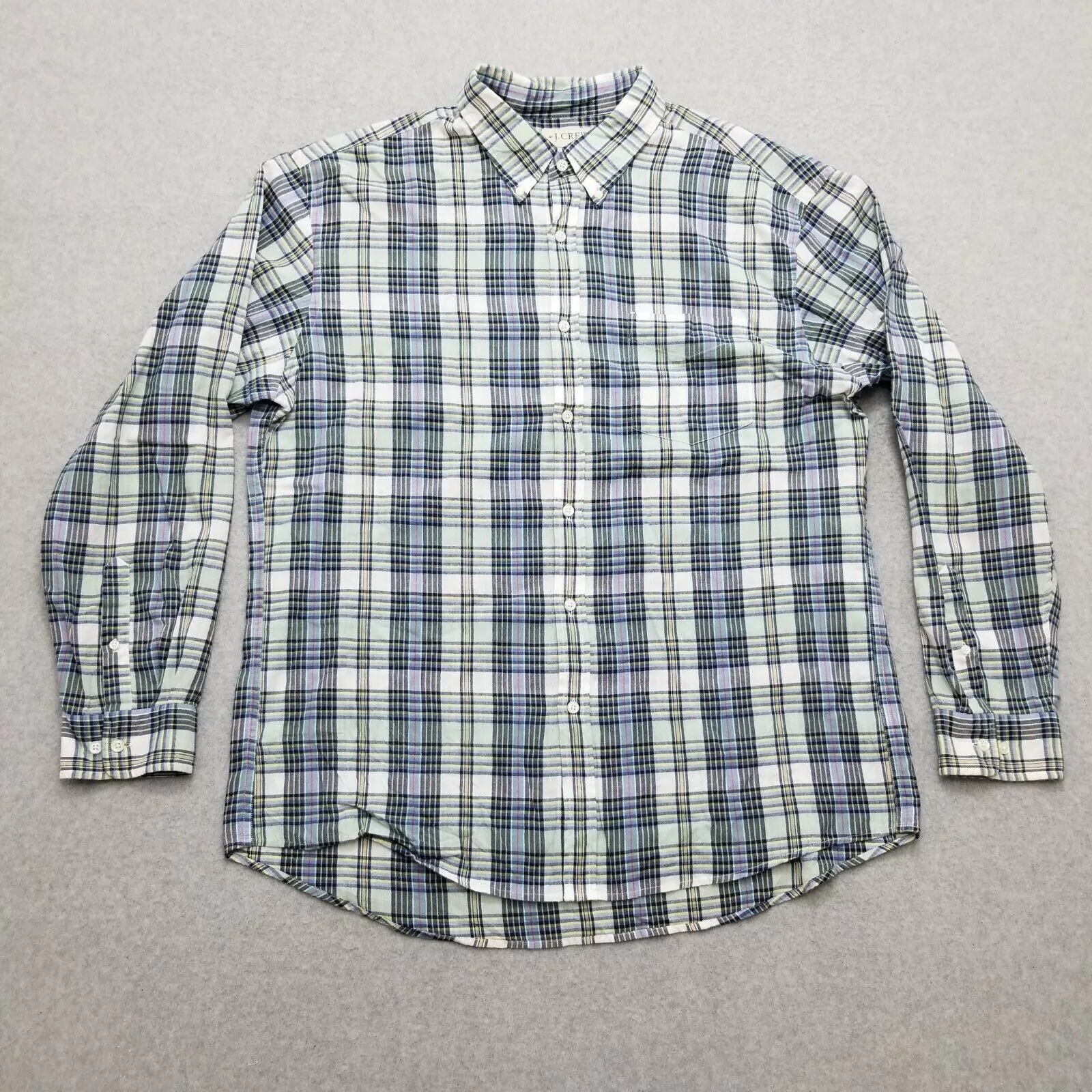 J.Crew Shirts Button Ups J.Crew J Crew Shirt Mens XL Plaid Casual Button Up Long Sleeve Multi