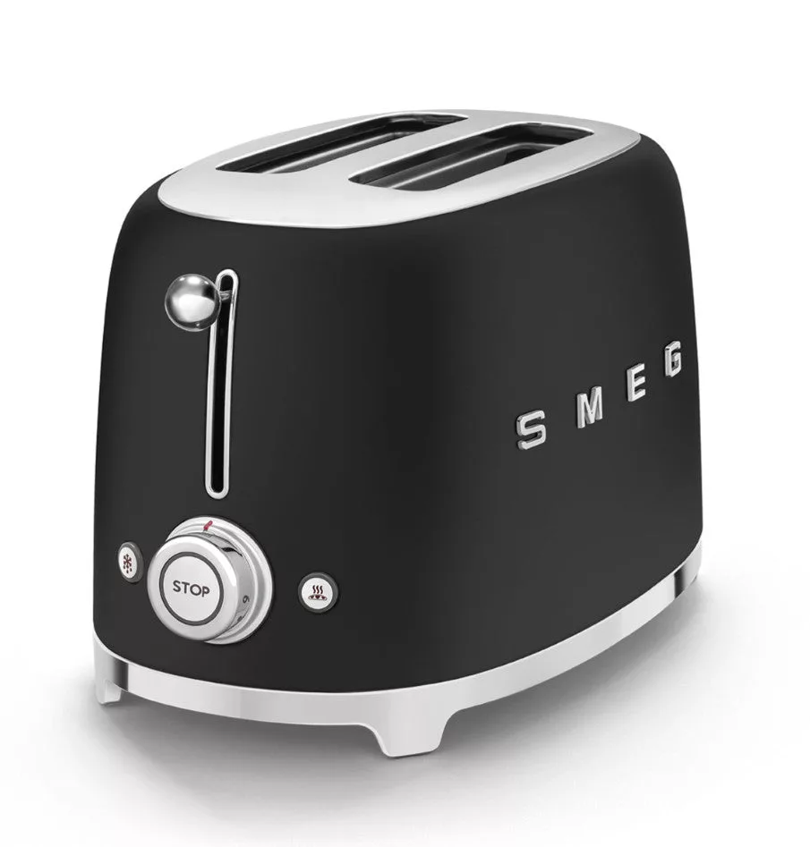 Matte Black 2 Slice Toaster
