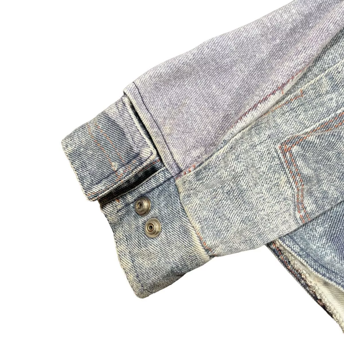 Hysteric Glamour Light Jackets Hysteric Glamour × Tornado Mart × Vintage Patchwork Denim Printed Vintage 1980s Jacket Blue