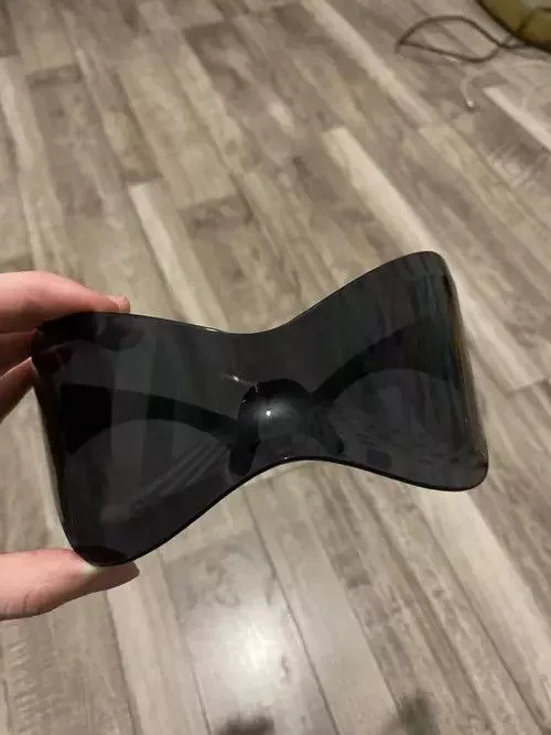 Electric Visual Glasses Electric Visual Black Color Oversized Punk Y2K Sunglasses Goggle styles Streetwear