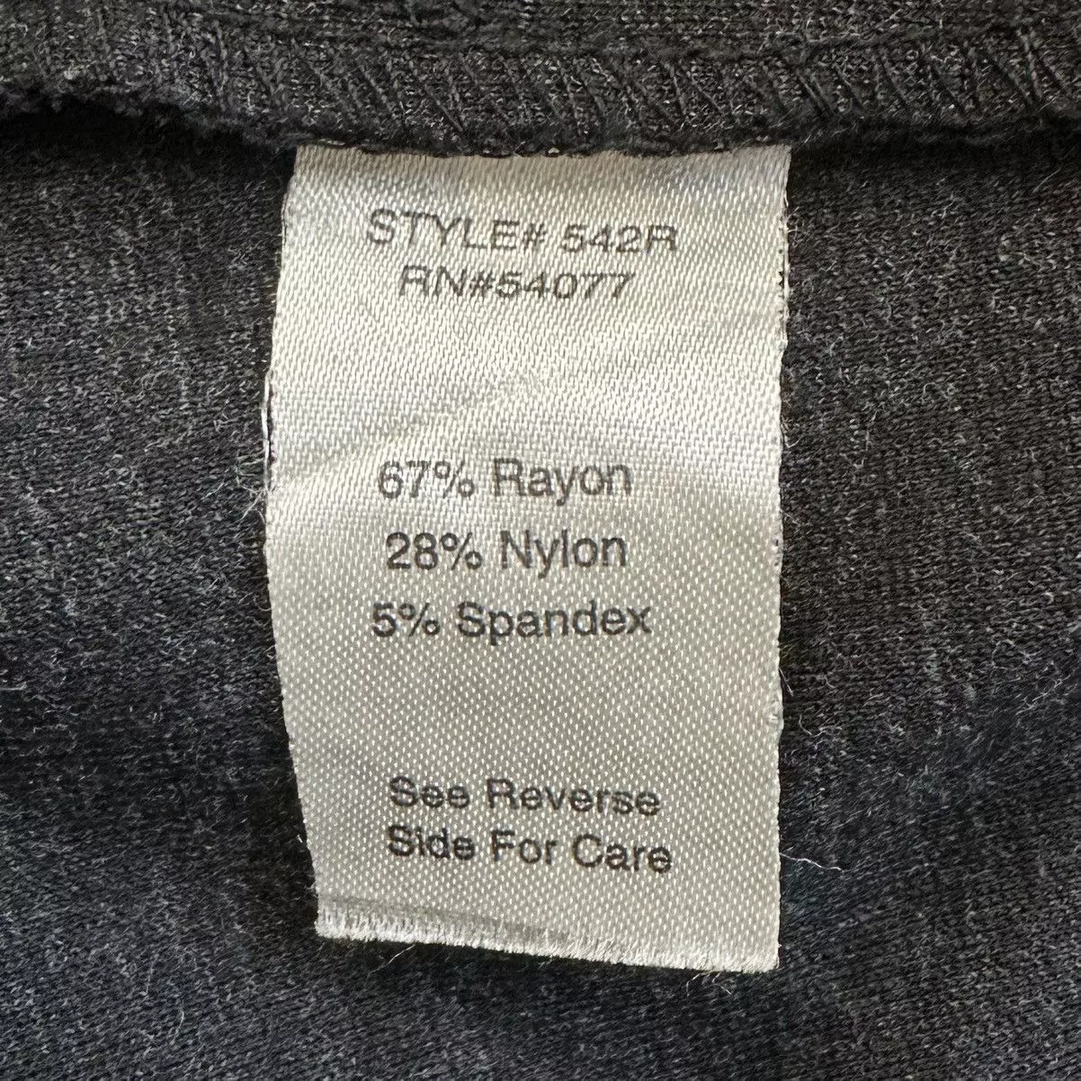 Other Pants Other CAbi Ponte Knit Stretch Back Zip Trouser Pants Gray