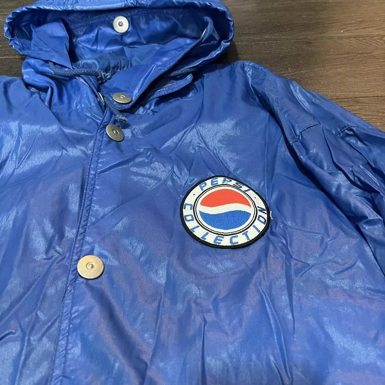 Designer Bombers Designer Vintage Pepsi Collection Windbreaker Blue
