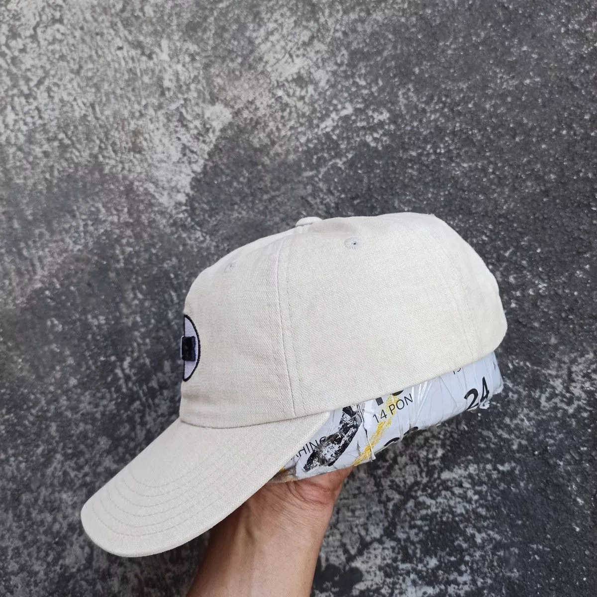 Other Hats Other Vintage 100% catton initials RB roller Blade cap White