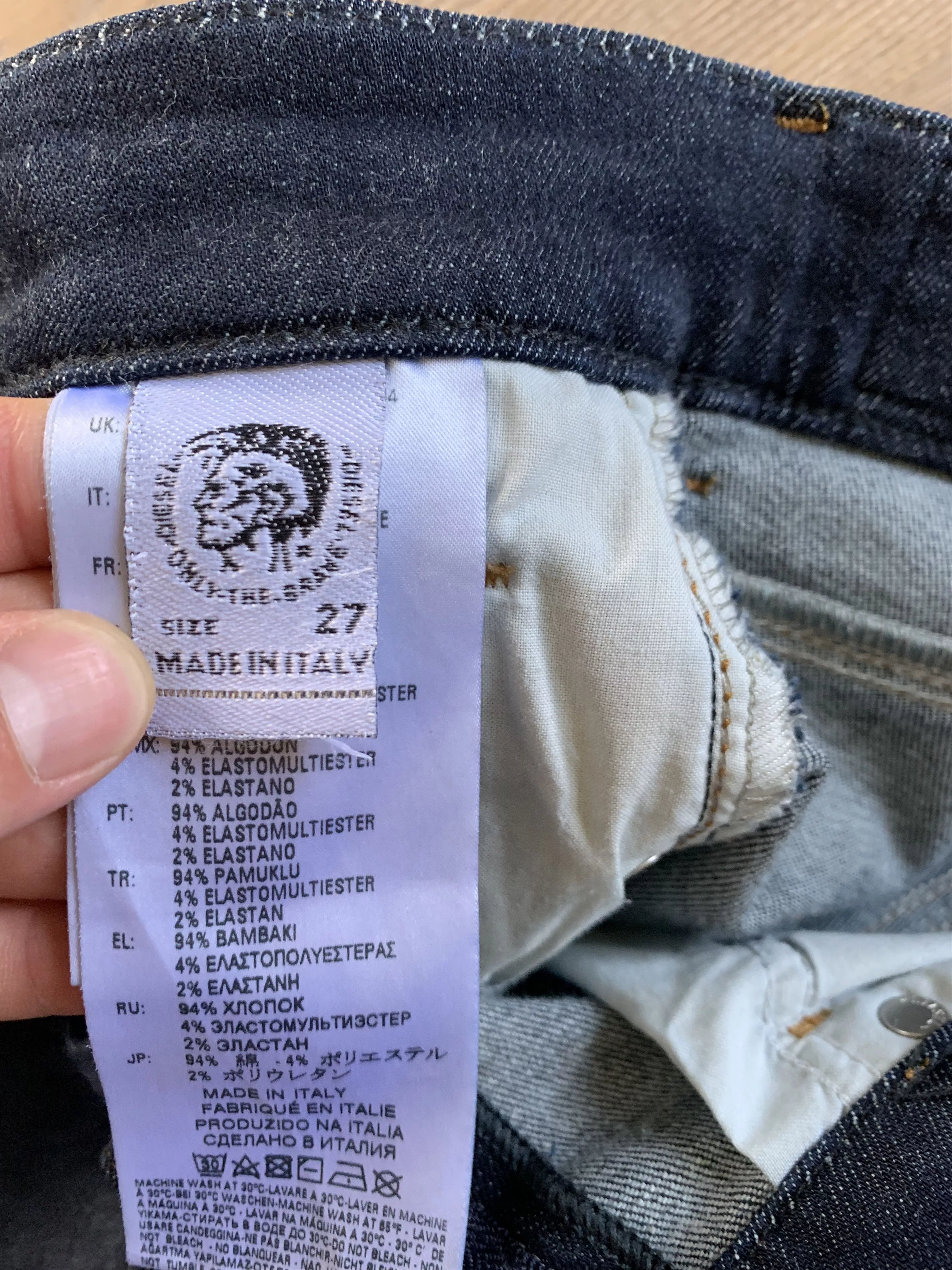 Diesel Jeans Diesel Sandy Womens Denim Stretch Jeans Blue Streetwear