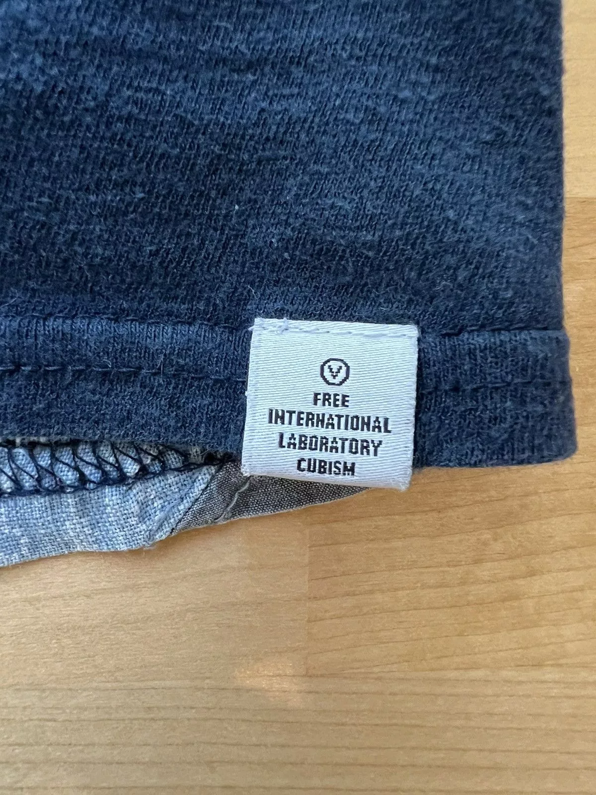 Visvim Short Sleeve T Shirts Visvim Border Tee Blue