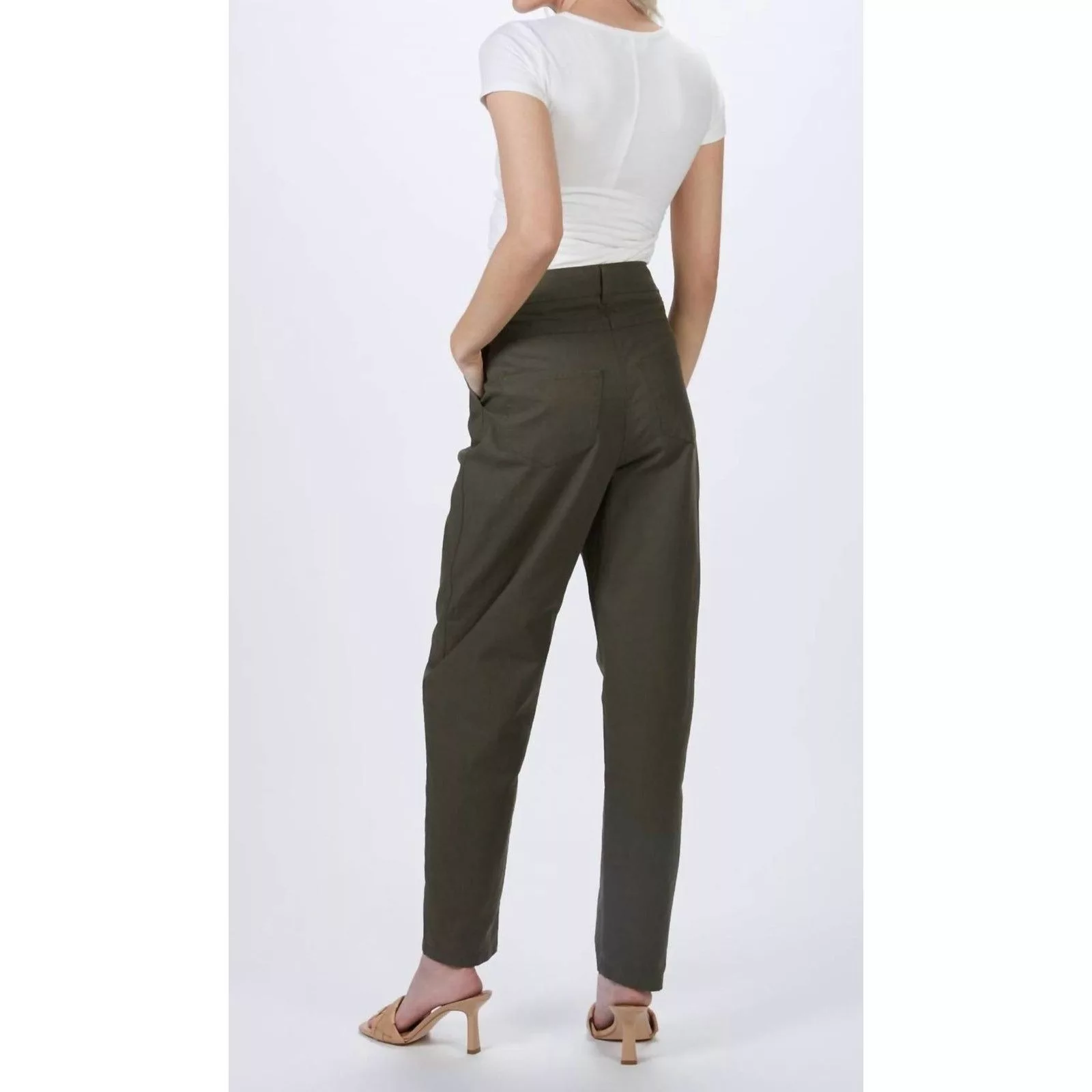 HUMANOID Pants NWT Humanoid Peggy High Waist Pants size S $298 Green