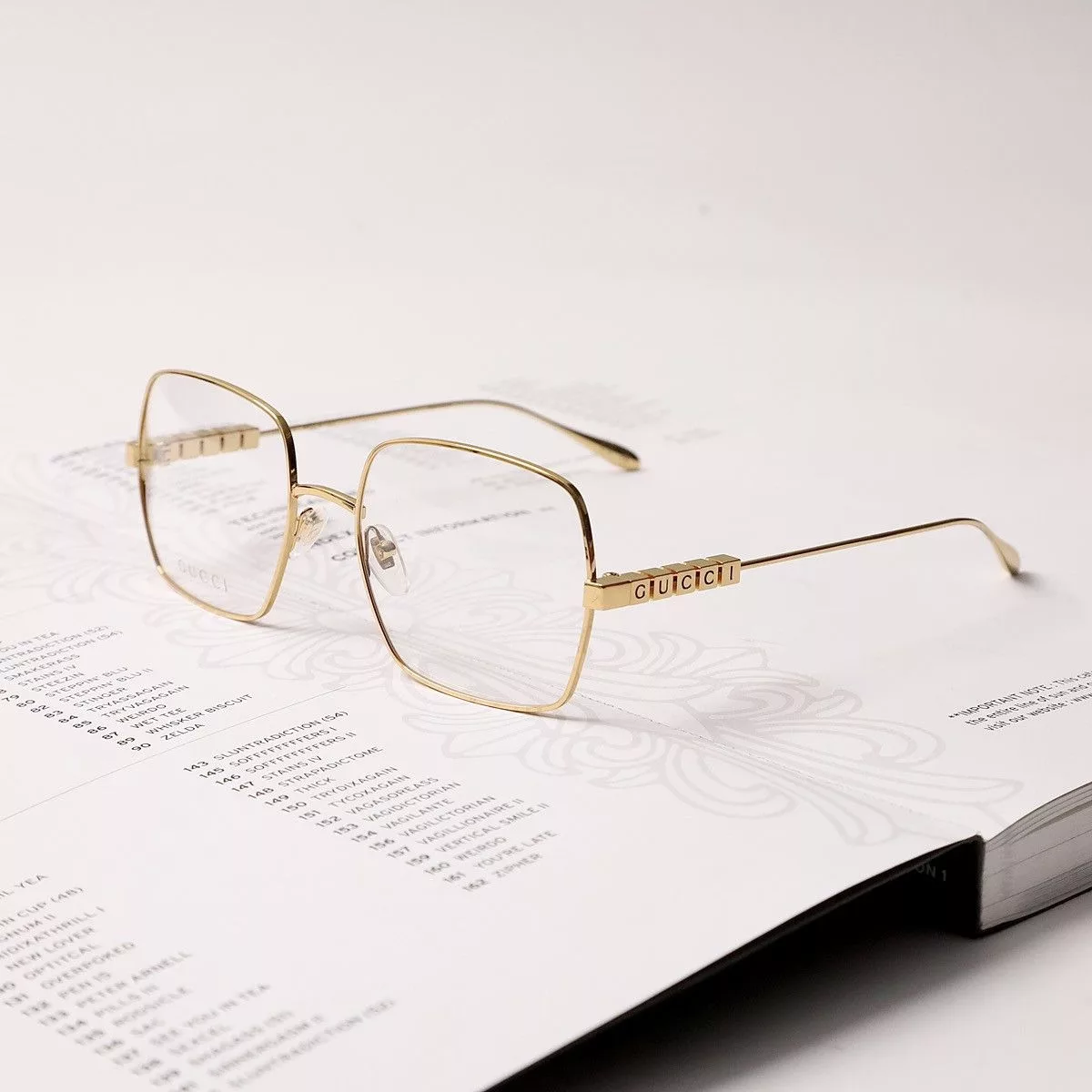 Gucci Glasses GUCCI GG1434O GLASSES Gold