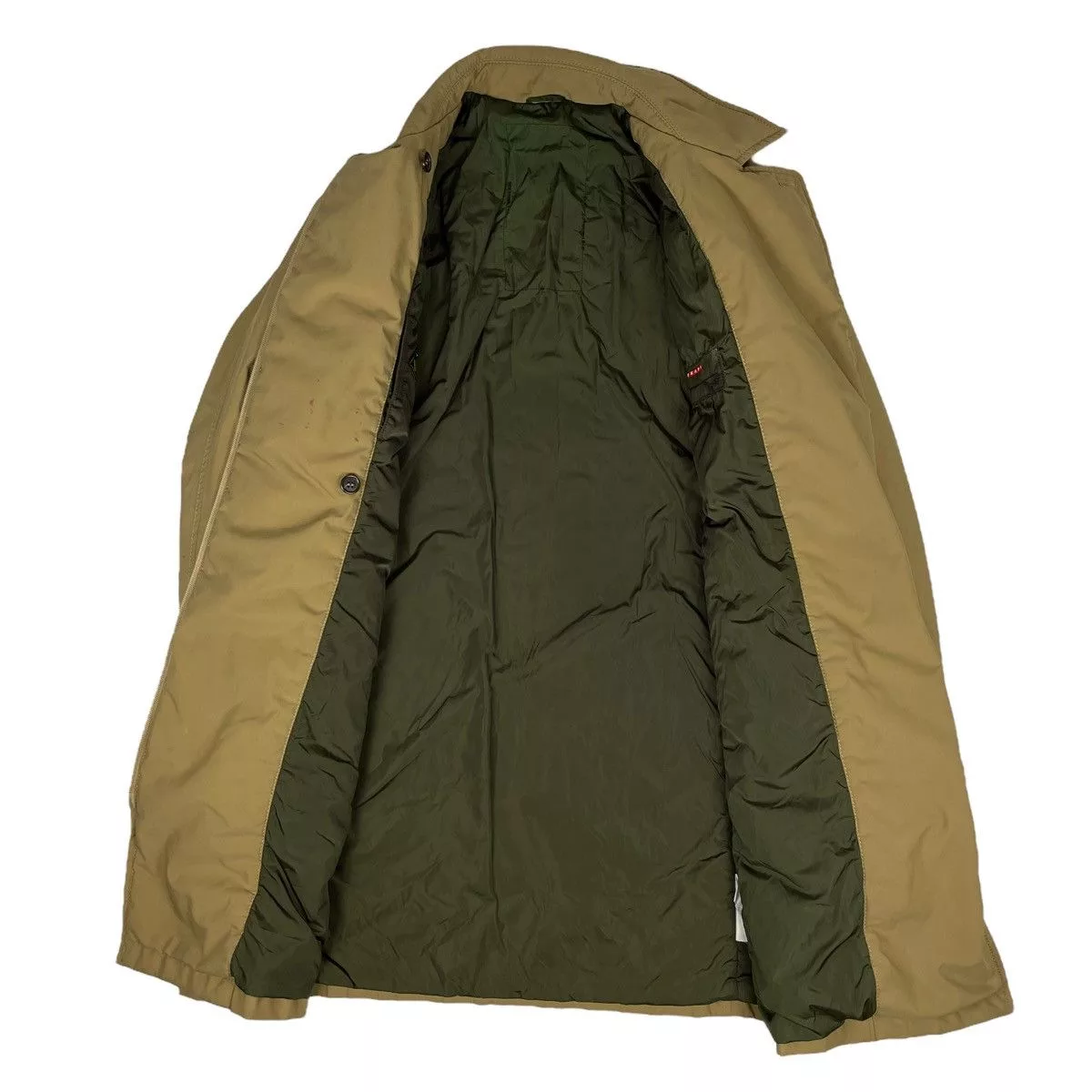 Prada Heavy Coats Vintage Prada Coat Beige