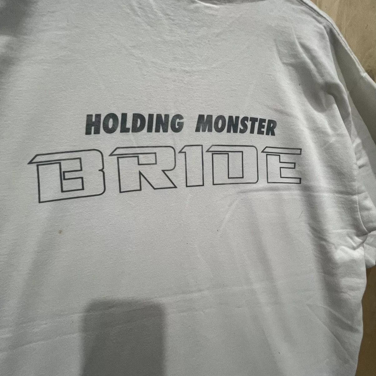 Designer Short Sleeve T Shirts Designer Holding Monster Bride White