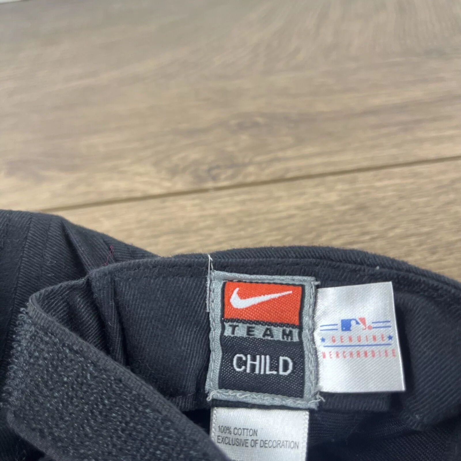 Nike Hats San Francisco Giants CHILD Hat Nike Black Hat Adjustable Bla