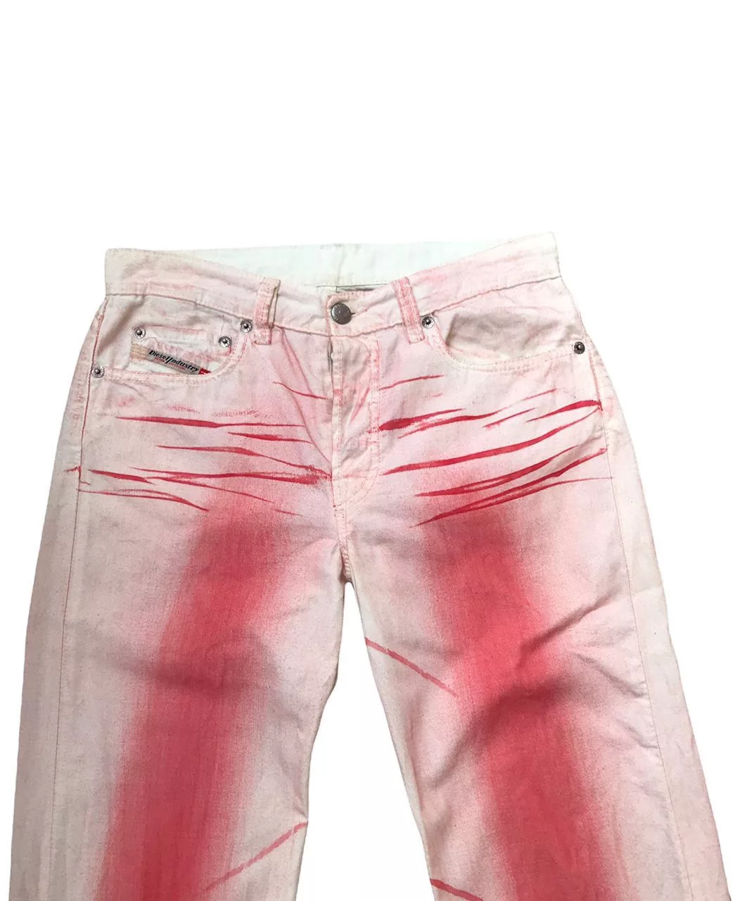 Diesel Casual Pants Diesel FullPrint Art Punk Design Pants Multi