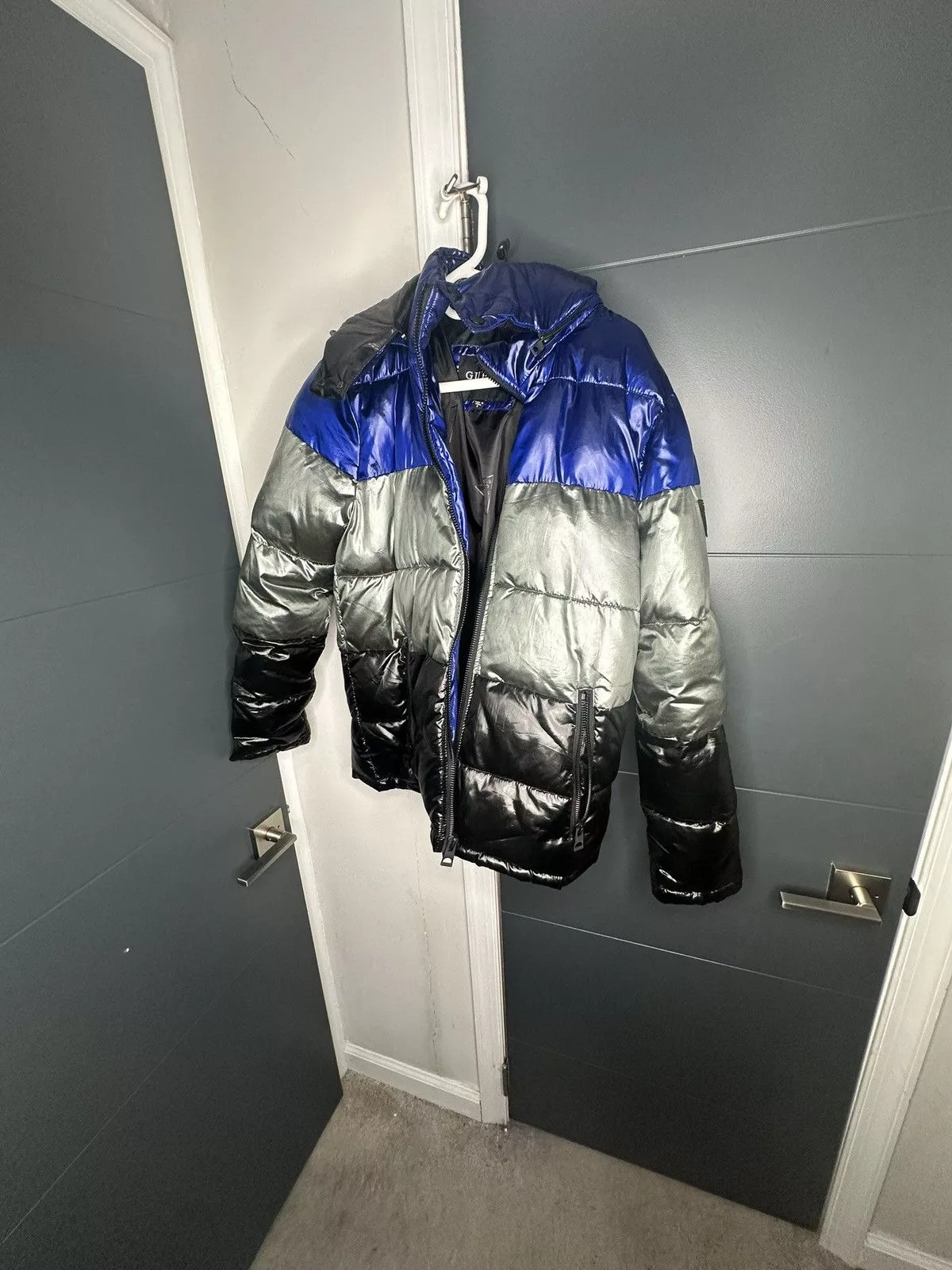Guess Parkas Guess puffer jacket Blue