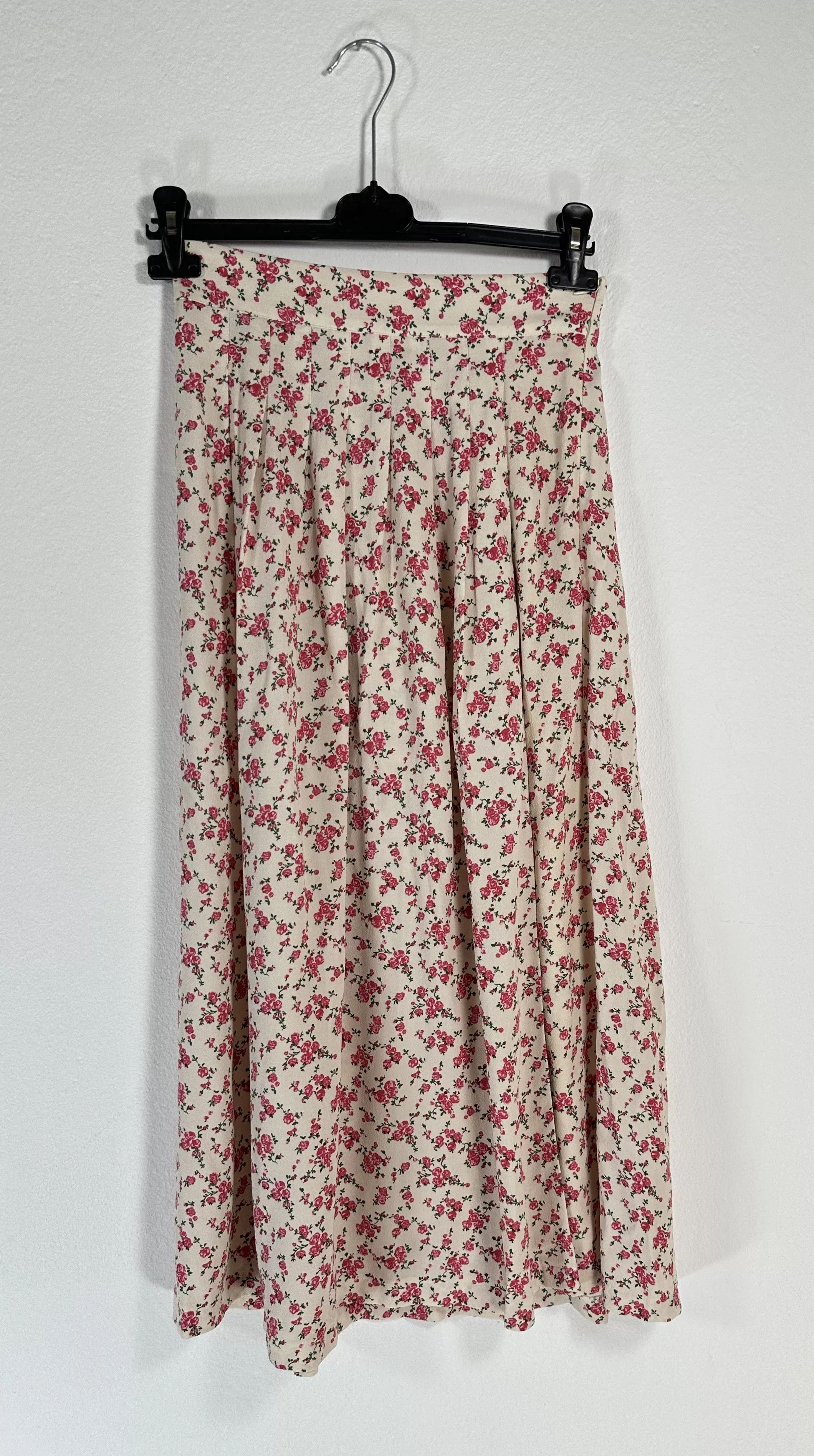 Sezane Midi Skirts Sezane Tabata Skirt, Rosa print Multi