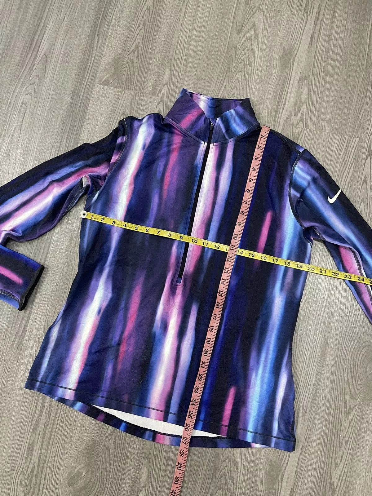 Nike Sweaters Nike Dri Fit Pro Hyperwarm Arora purple Half Zip Pullover Multi Sportswear