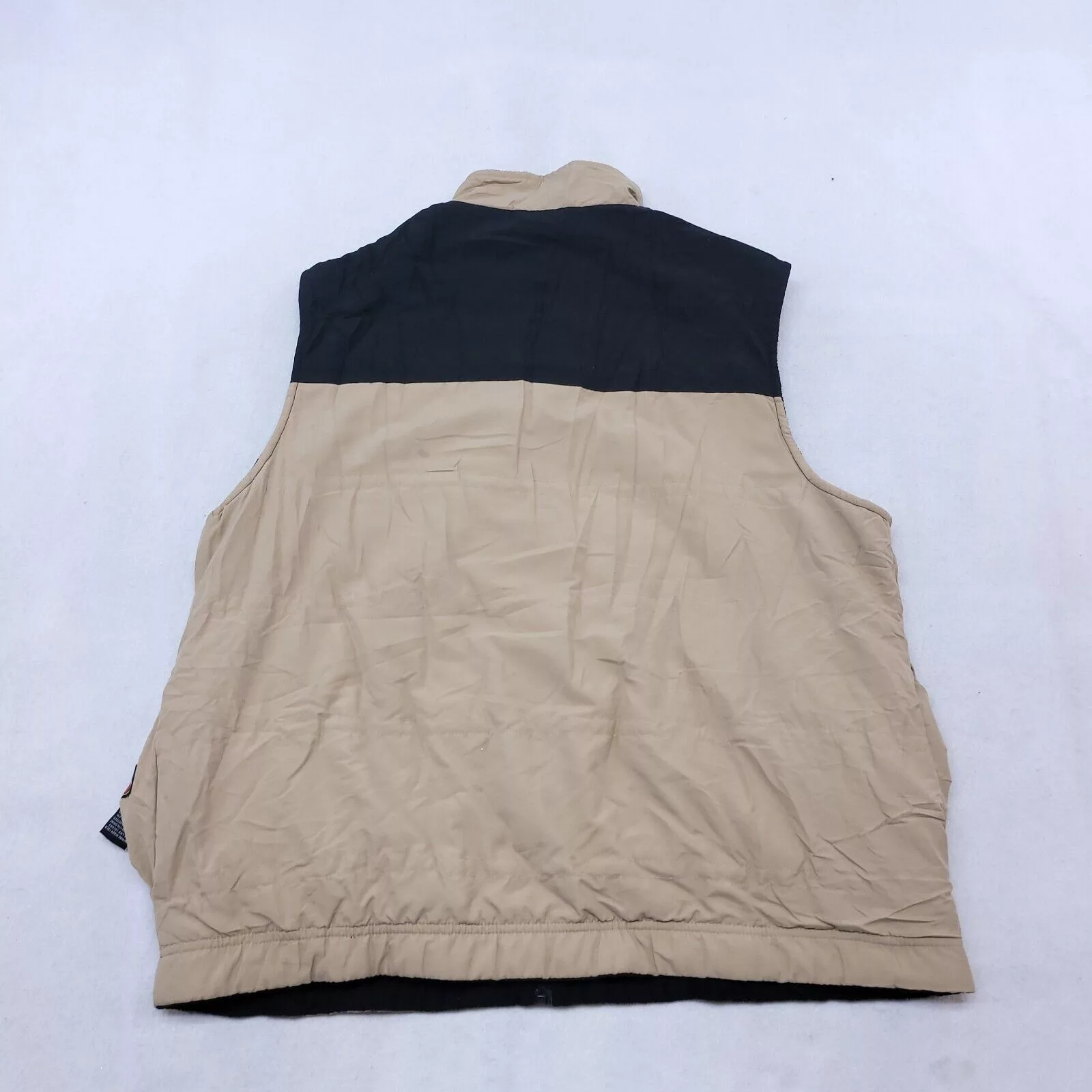 Consensus Sportswear Heavy Coats Consensus Sportswear Consensus Outdoor Jacket Vest Mens Size Large L Beige Black