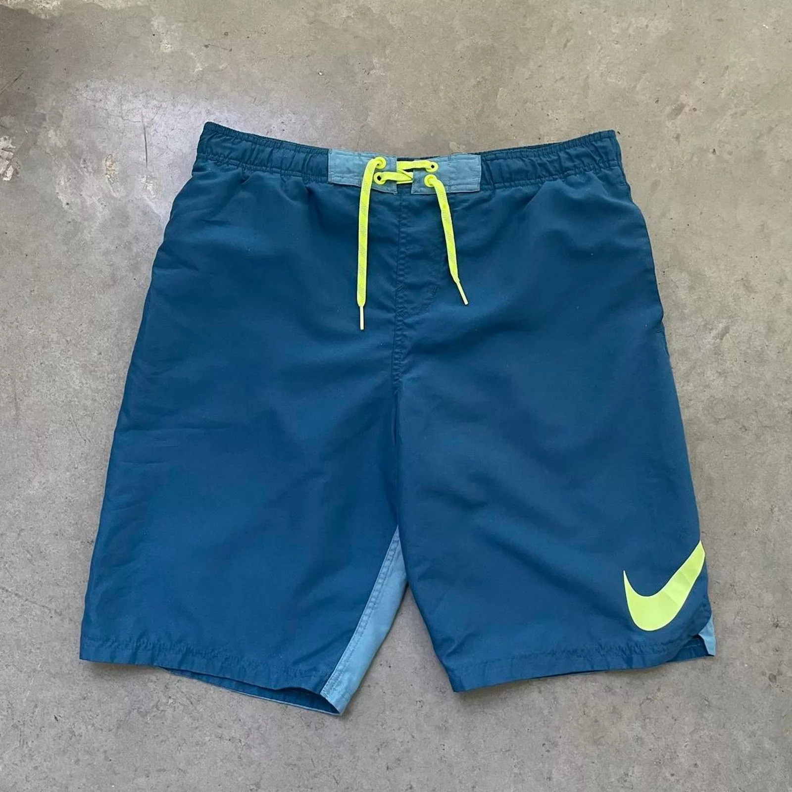 Nike Shorts Nike Blue/Yellow Swim Shorts