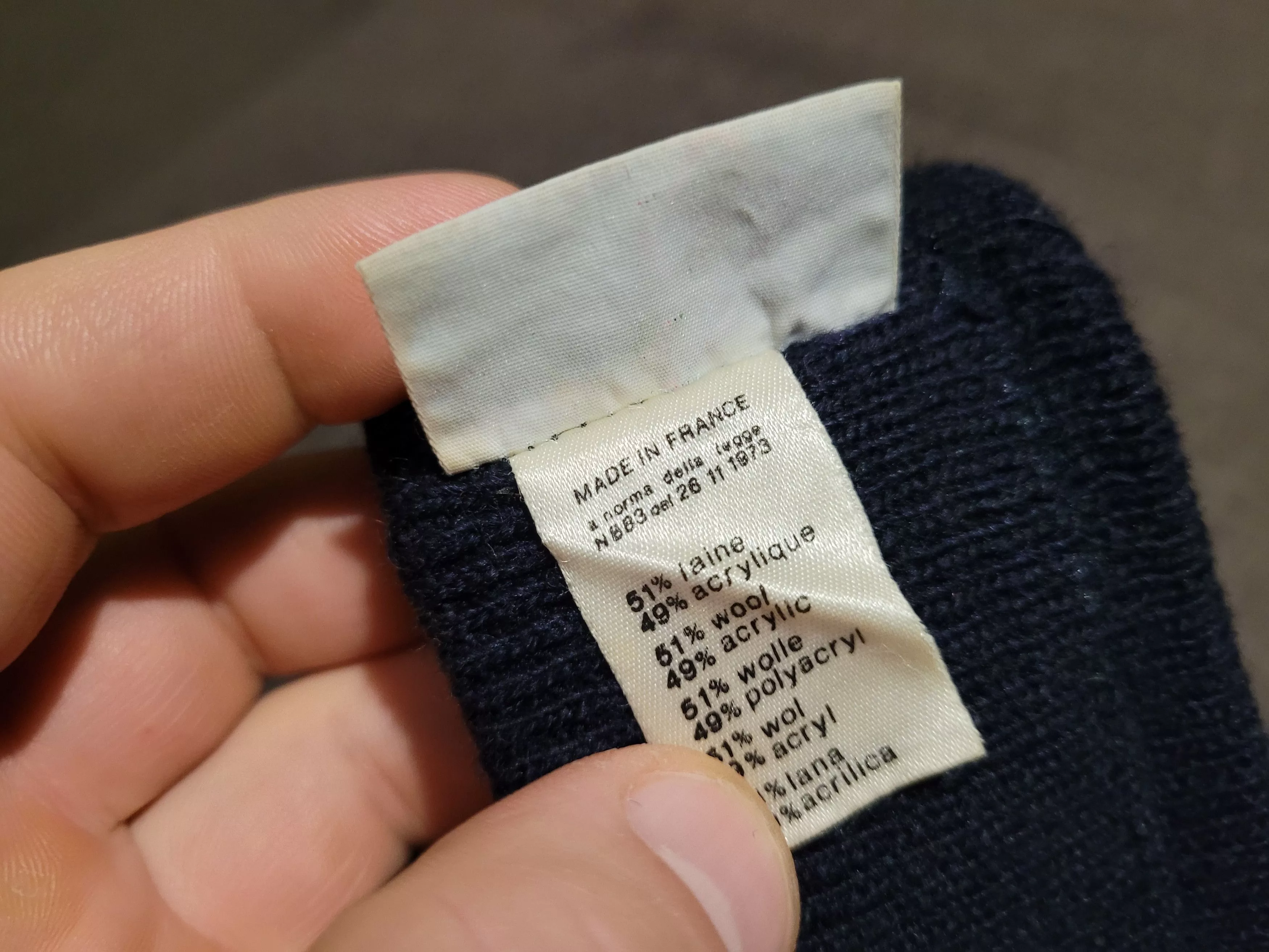 Lacoste Hats Lacoste × Vintage headband Lacoste hat 1973 Blue