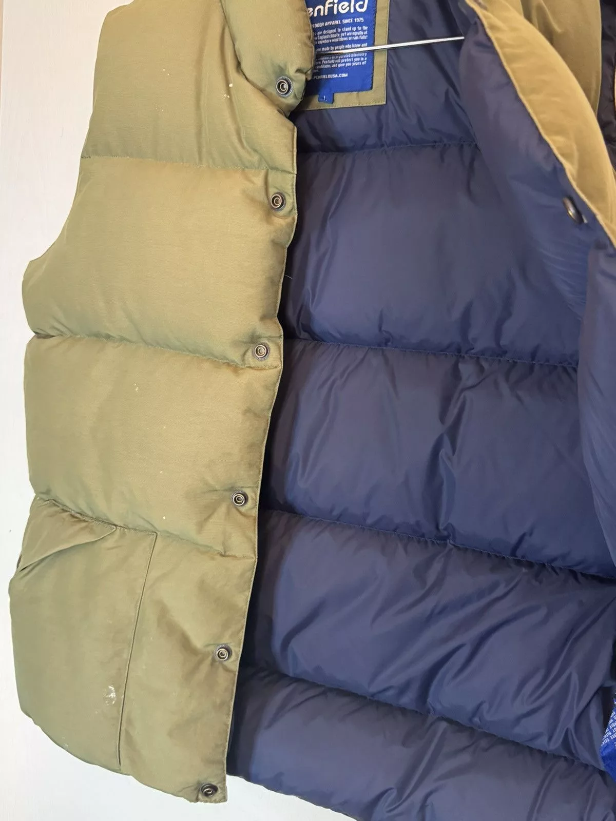 Penfield Vests Penfield Puffer Vest Green
