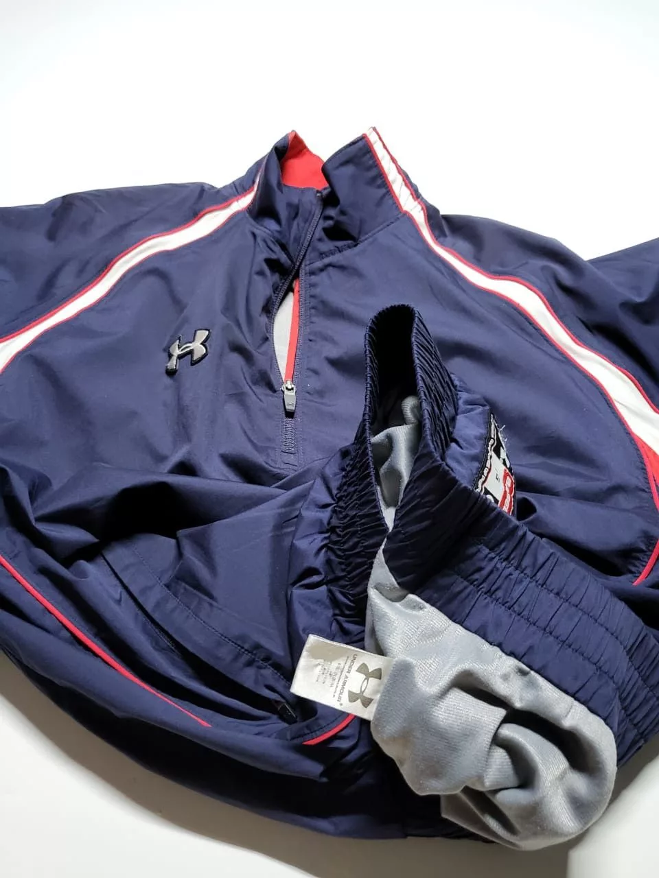 Under Armour Light Jackets Halfzip Under Armour Baseball Windbreaker Jacket Blue Sportswear