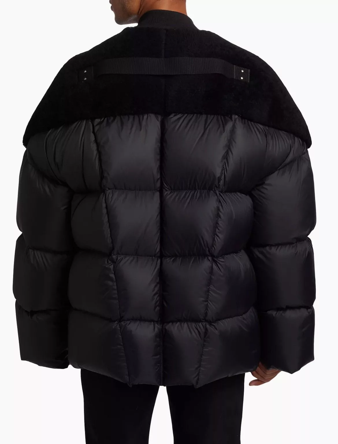 Rick Owens Light Jackets Rick Owens Luxor Flight Padded Down Jacket Black
