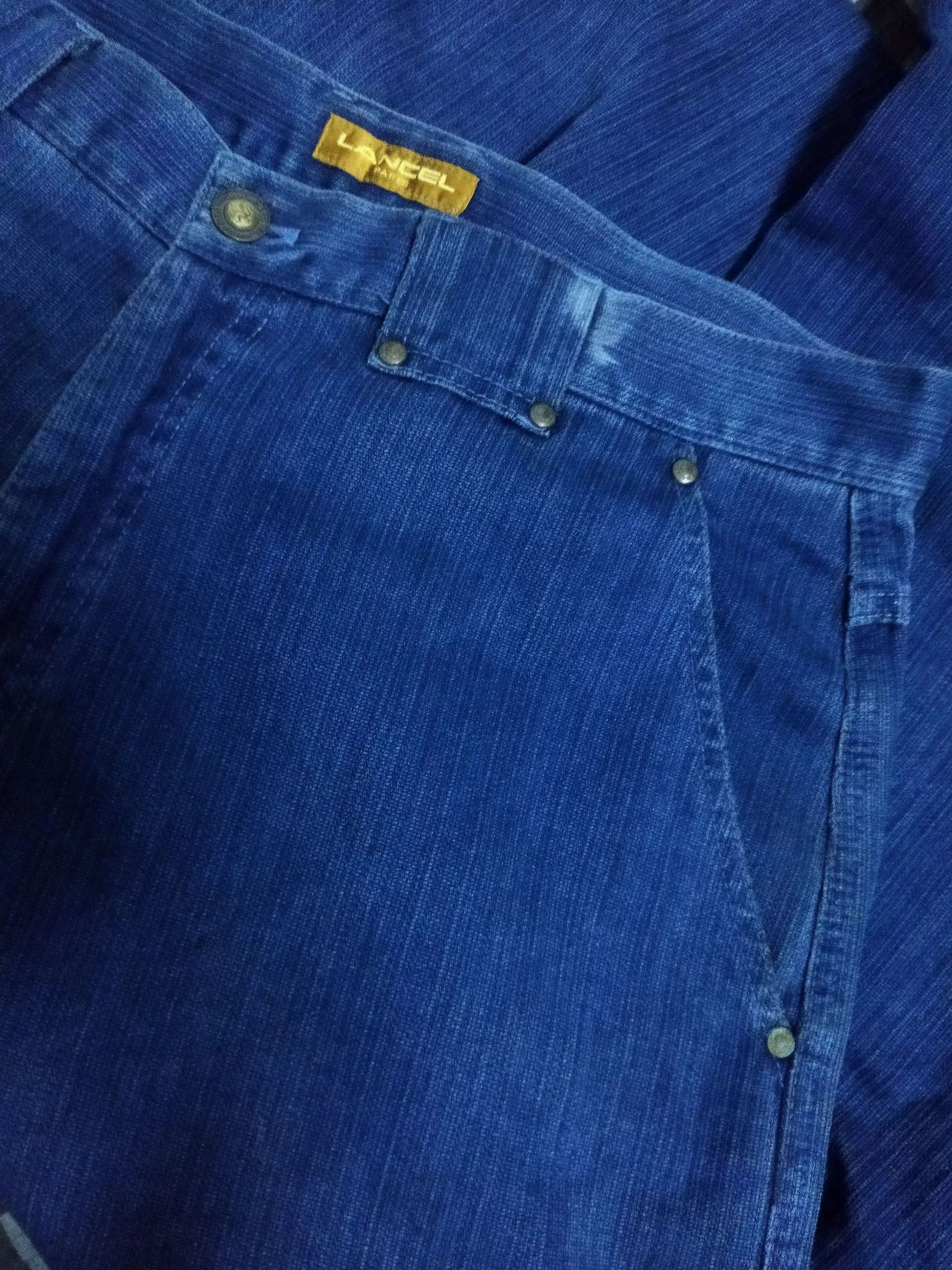 Lancel Denim Lancel Baggy Pants Blue