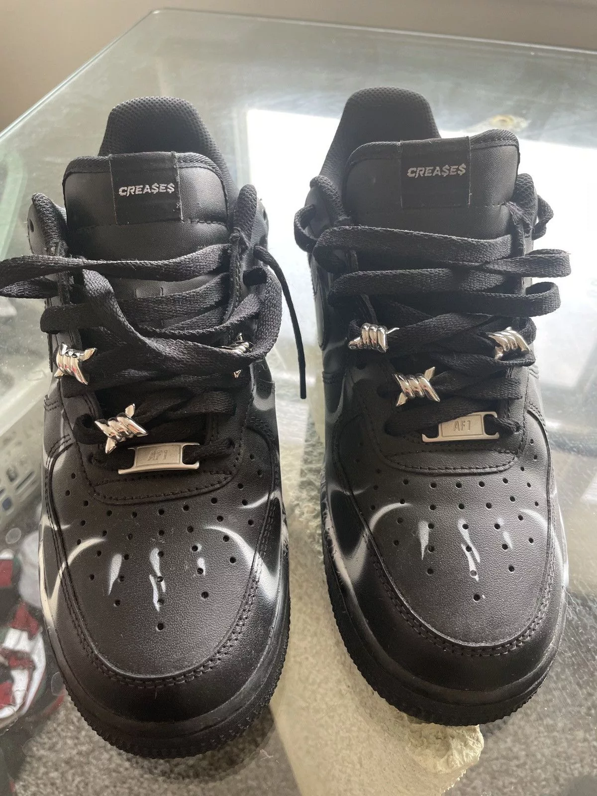 Nike Low Top Sneakers Nike Air Force 1 Custom Black