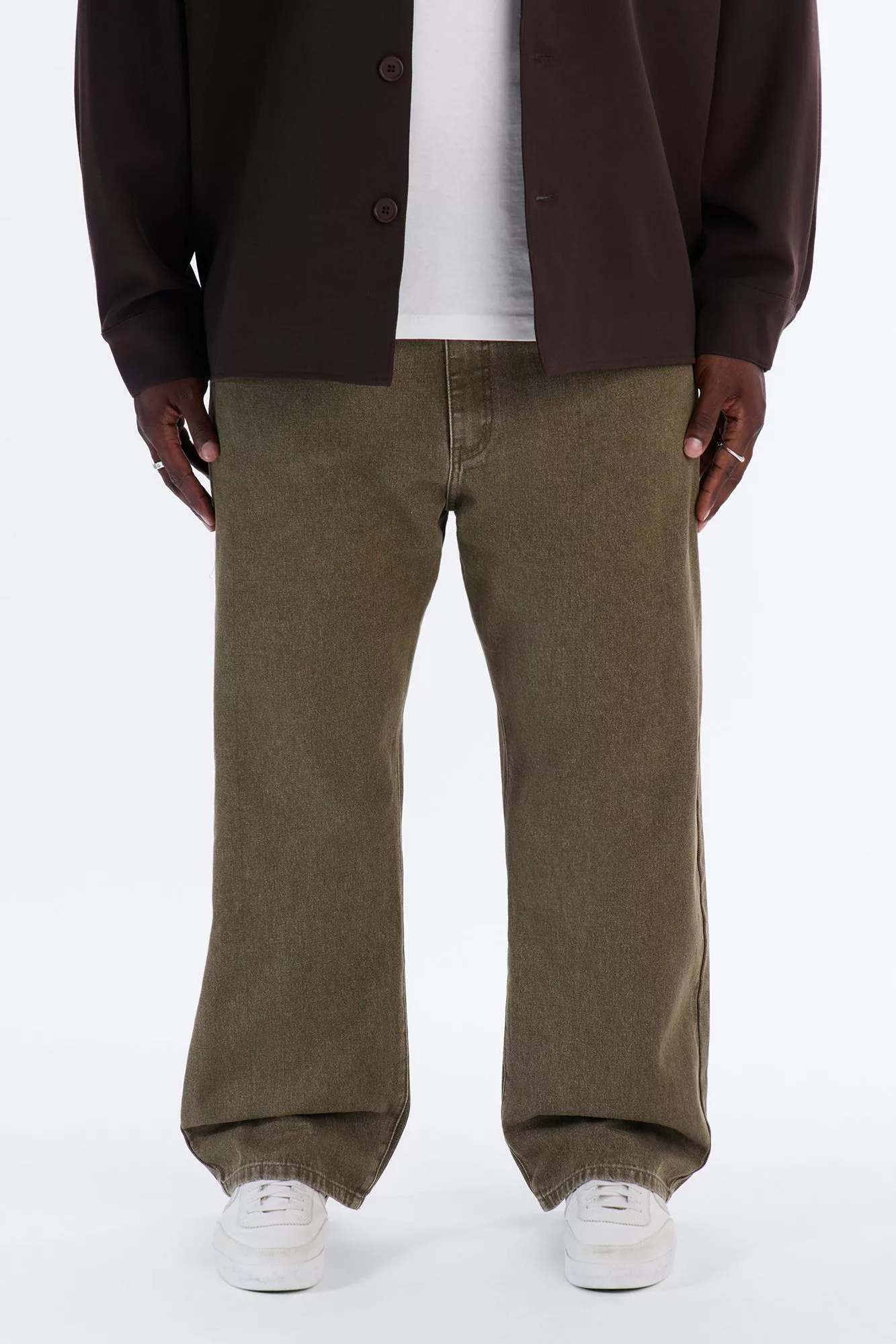 The Staple Relaxed Jean - Olive