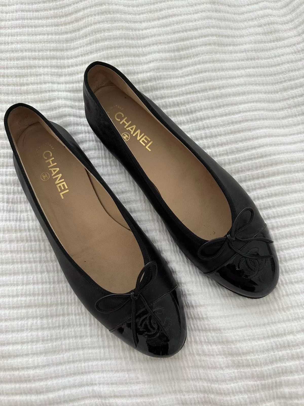 Chanel Flats Chanel Ballet Flats Black