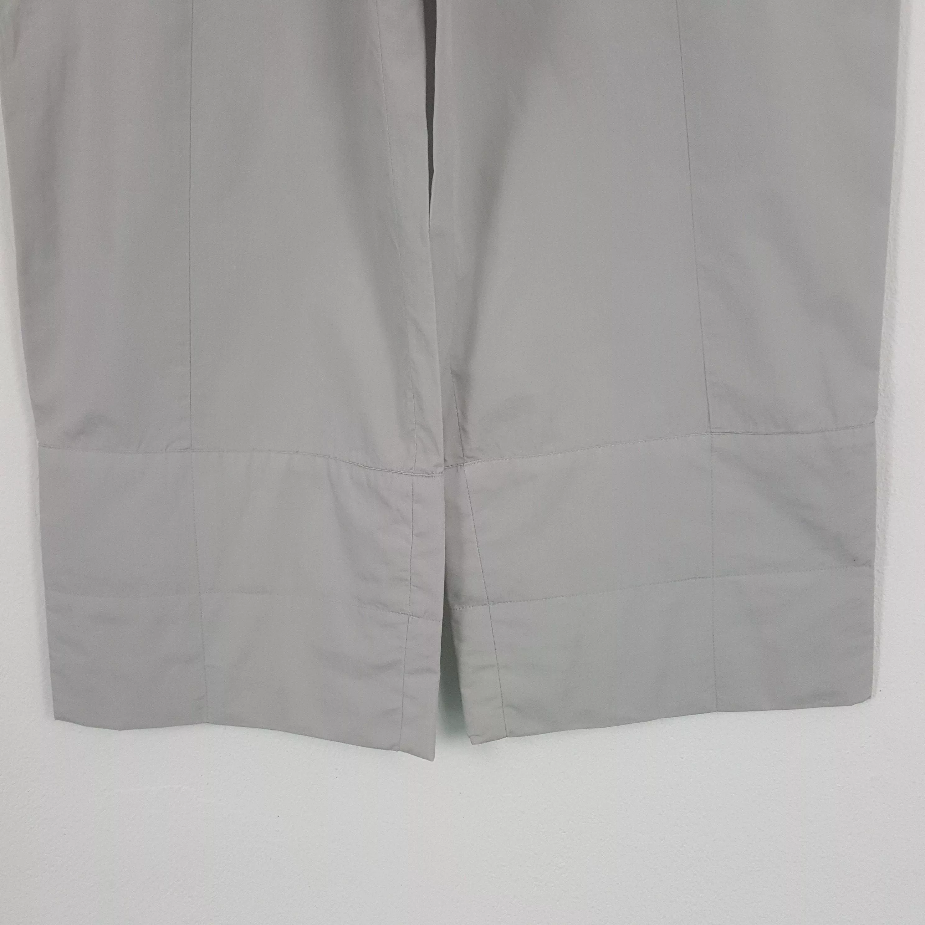 Chanel Casual Pants Vintage Chanel Button Pants Gray Luxury
