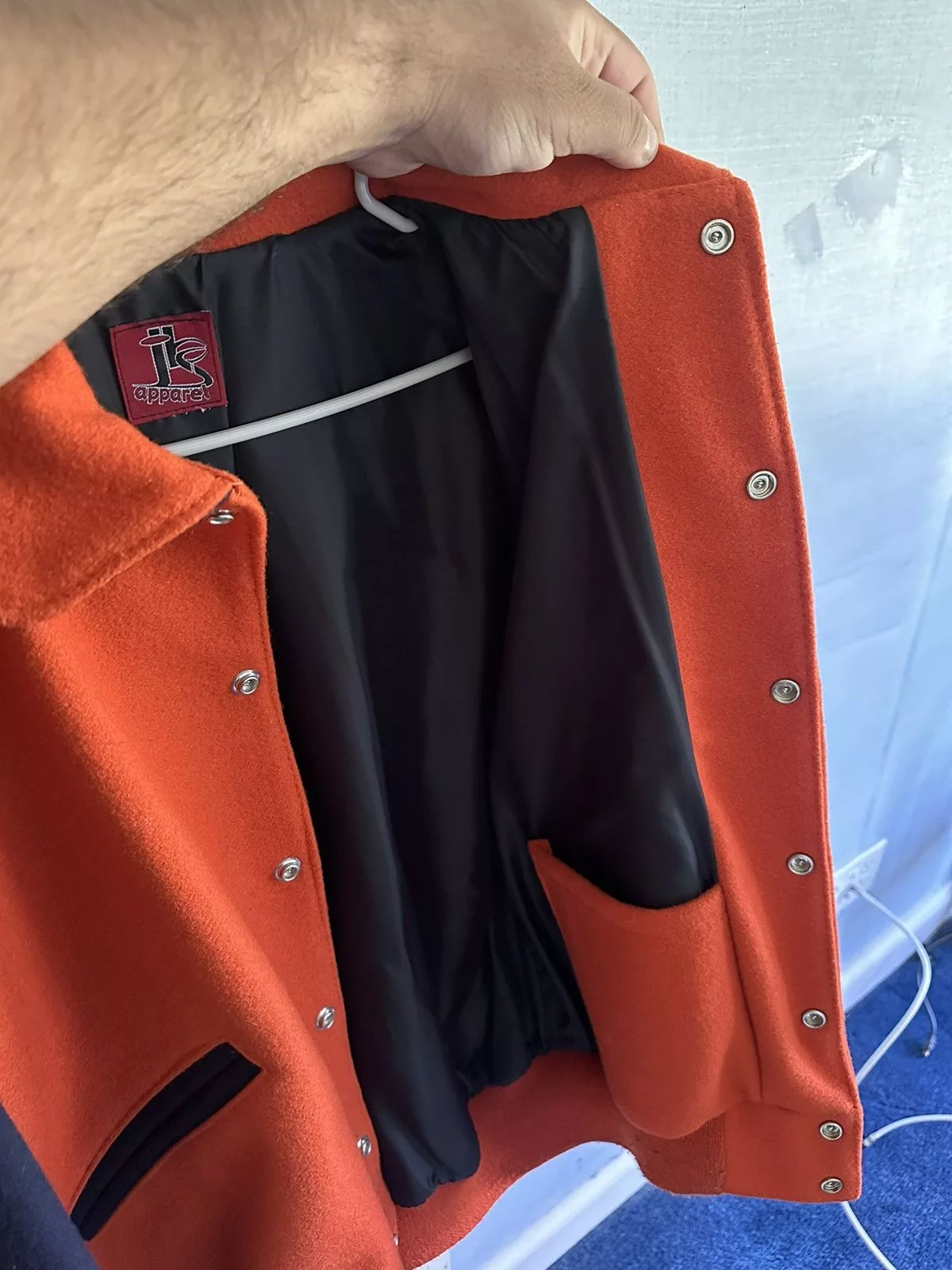 Vintage Bombers Vintage Varsity Jacket Orange