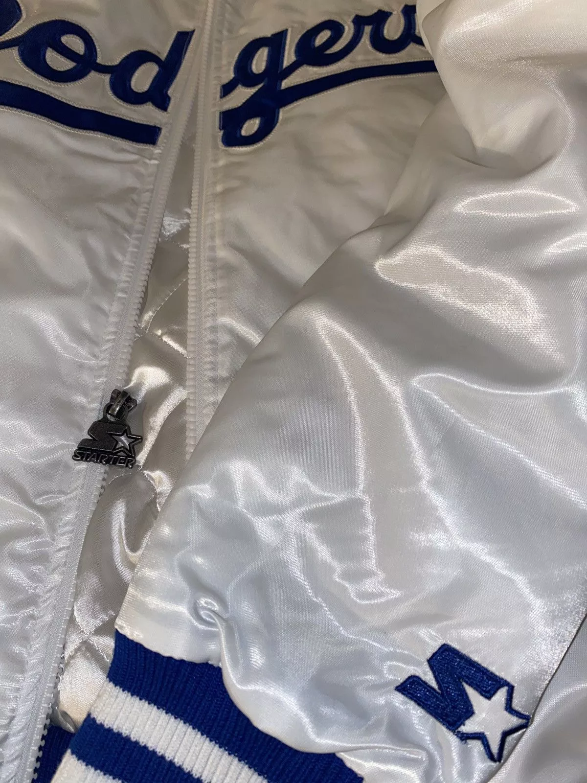 Starter Light Jackets Starter Jacket “LA Dodgers” White & Blue