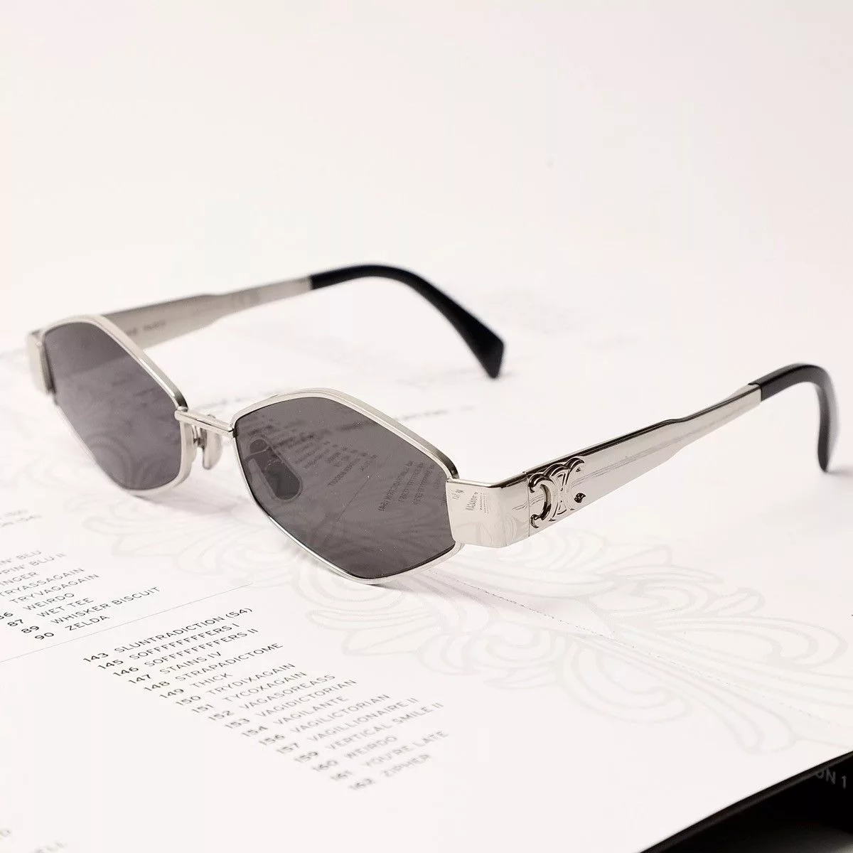 Celine Sunglasses CELINE CL40254U SUNGLASSES Silver