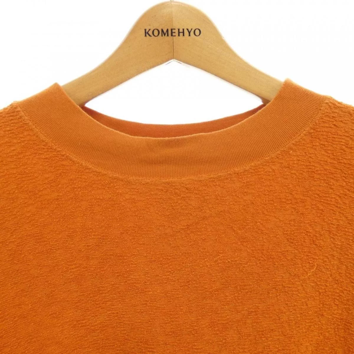 Needles Short Sleeve T Shirts Needles Short Sleeve Sleeve Logo Cotton Tshirt Orange