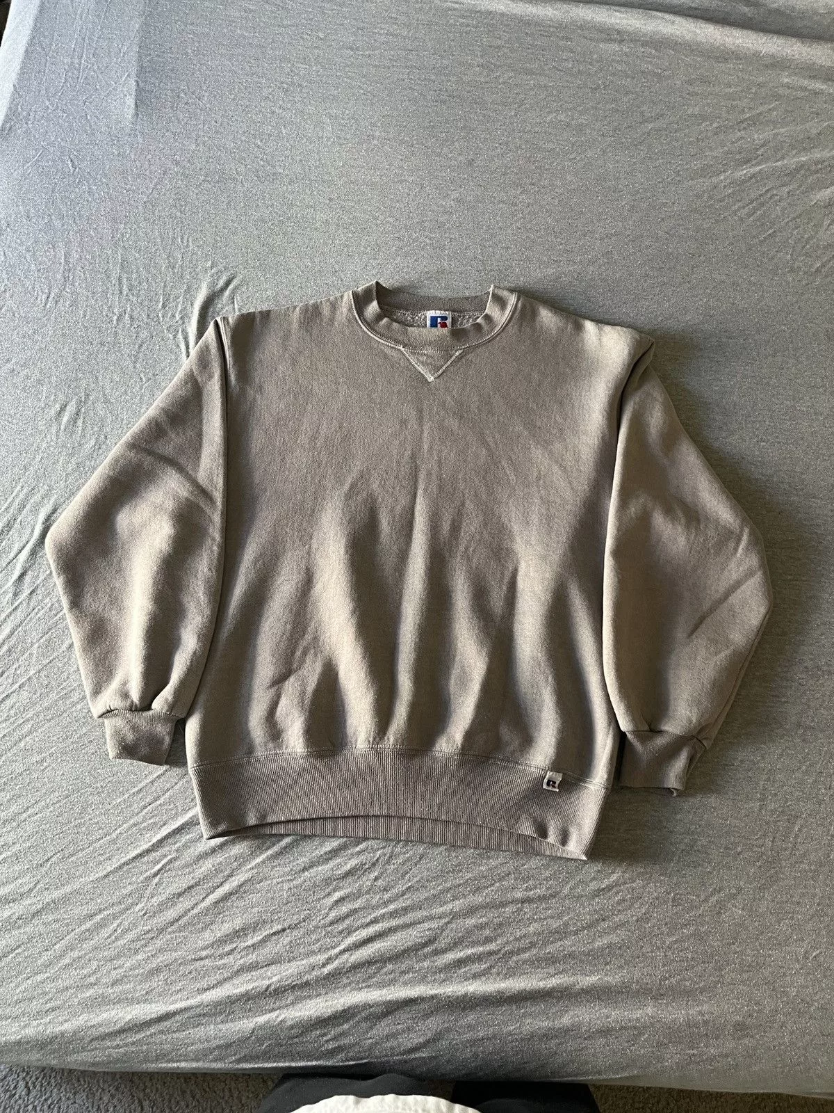 Russell Athletic Sweaters Knitwear Russell Athletic × Vintage 80s Russel Sweater Gray