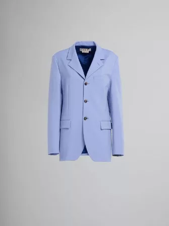 Marni Jackets Marni o1srvl11e0624 Wool Jacket in Blue