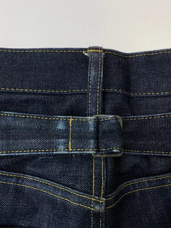 Junya Watanabe Denim Back Pocket Design Pants Indigo Purple